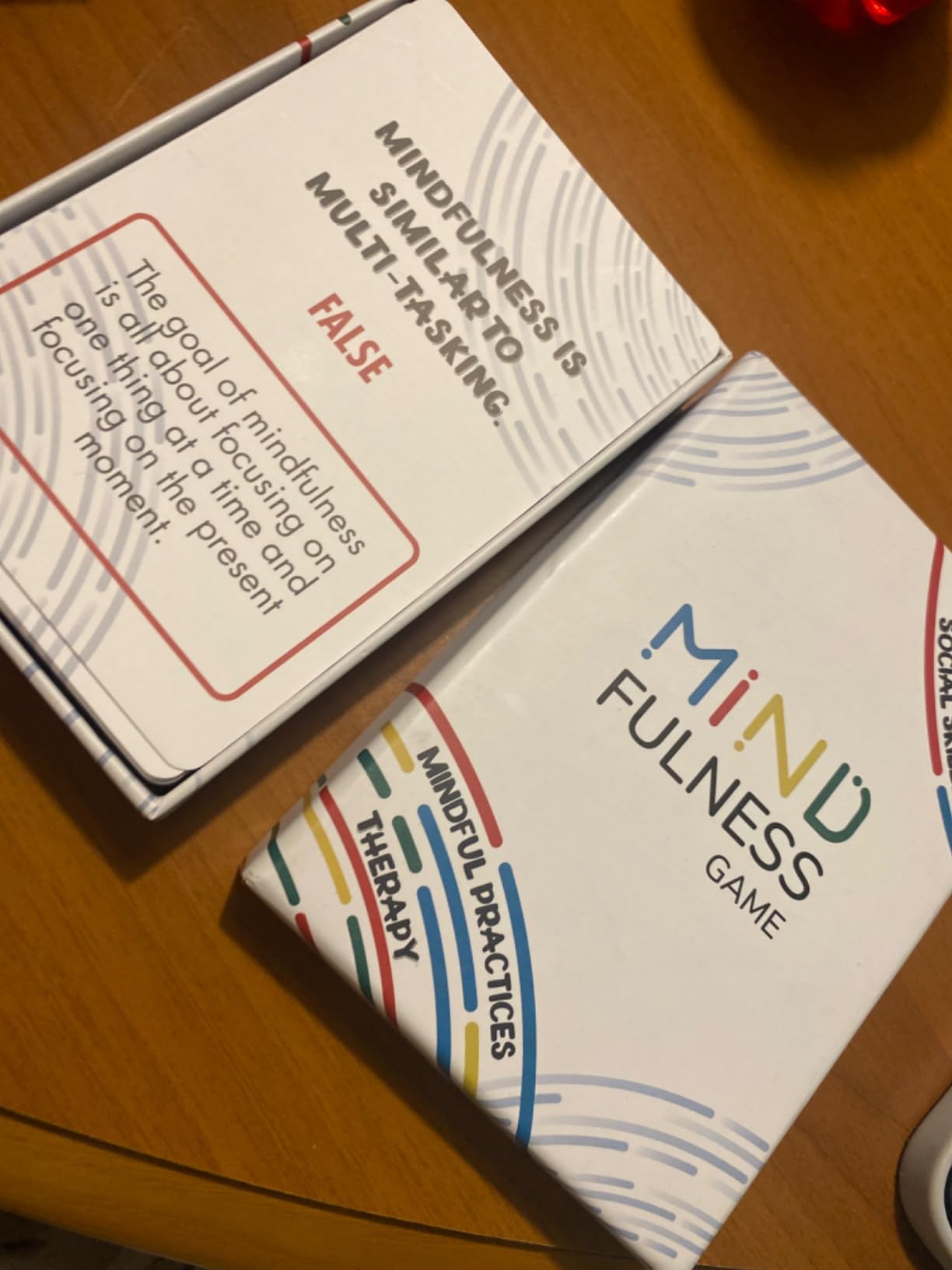 Mindfulness Therapy Game: Teaches Social Skills, Self Care & More for Kids, Teens & Adults. 50 Cards customer photo 2