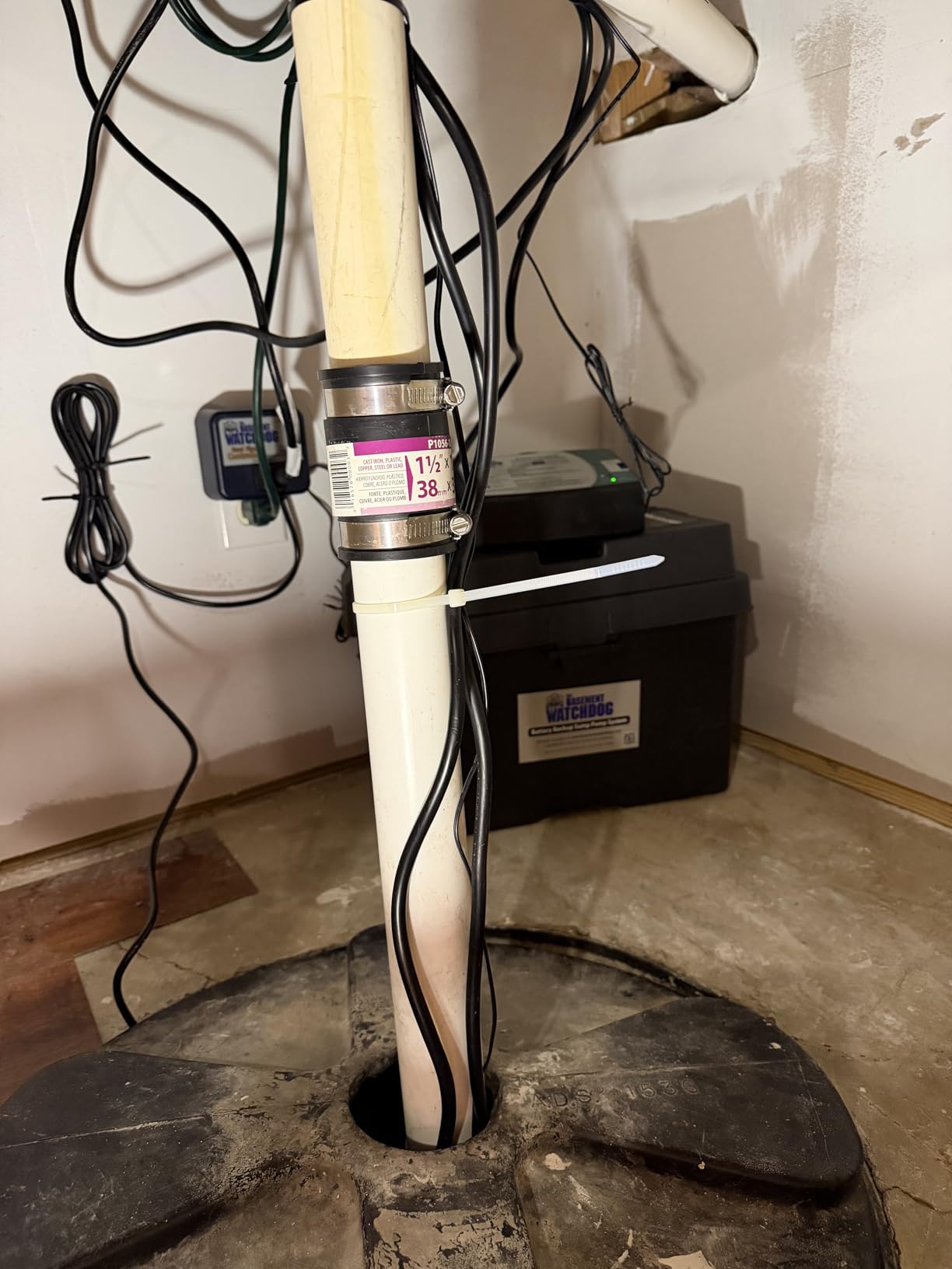 The Basement Watchdog Combo Preassembled Primary & Battery Backup Sump Pump System w/Monitoring Controller (CITS-50); Copper-Wound PSC Motor; WiFi-Capable w/Add-on Module customer photo 1