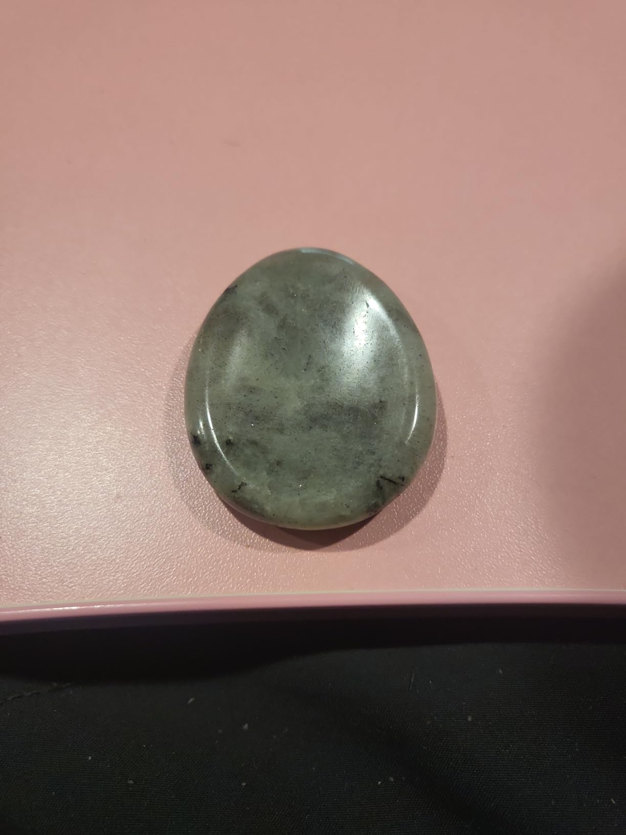 Fekuar Natural Moonstone Crystal Thumb Worry Stone, Hand Carved Healing Crystal Teardrop Pocket Worry Stones for Anxiety Stress Relief Meditation customer photo 2