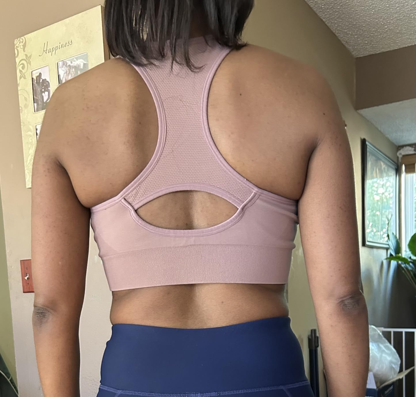 Heathyoga High Impact Sports Bras for Women High Support Padded Sports Bra Pack Racerback Bras for Women Workout Bra Sets customer photo 1