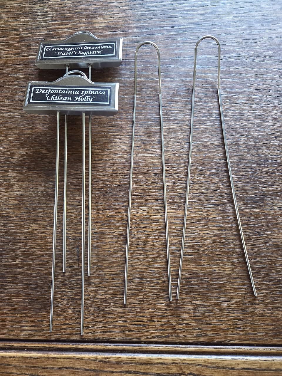 Stainless Steel 304 Plant Labels Weatherproof, Metal Garden Label Tall Markers 25 Pack for Plants Vegetables Herb Seedlings Flowers with 2 Pens, Height 10.75 Inch customer photo 2