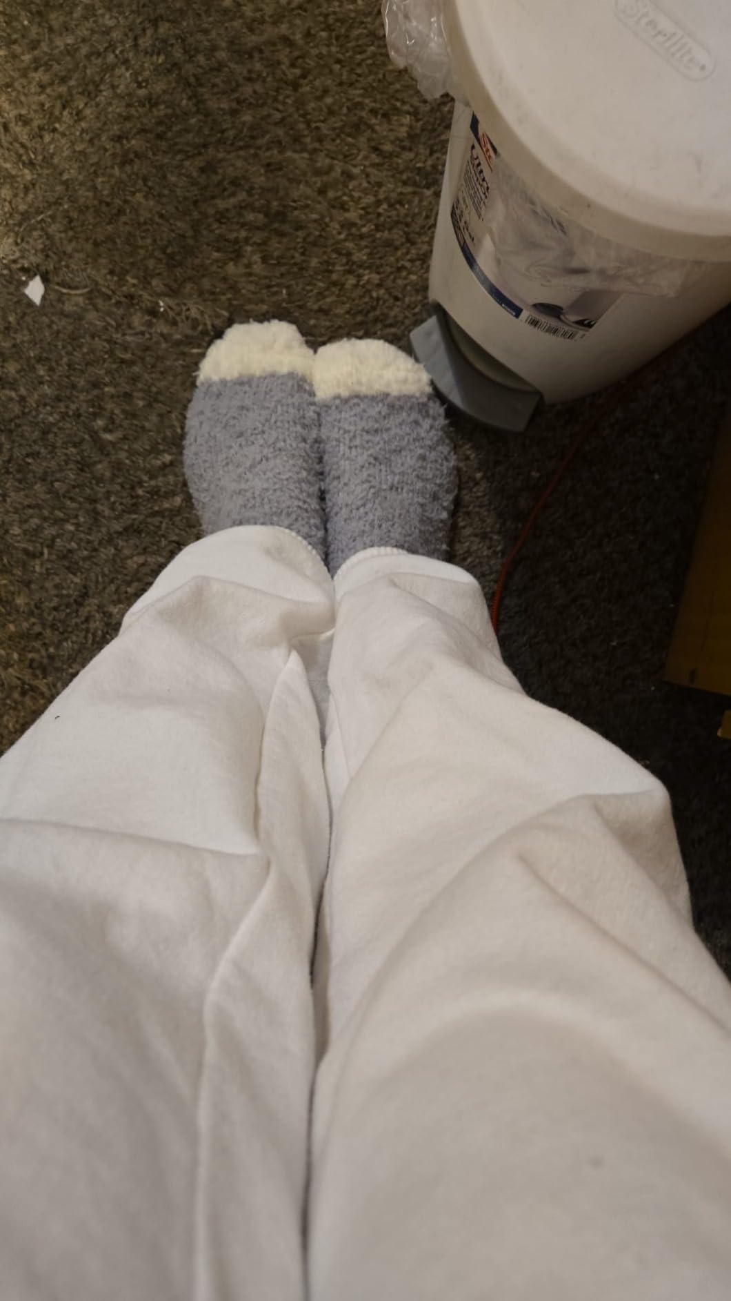 TEHOOK Warm & Cozy Gifts for Women, Fluffy Fuzzy Plush Sleeping Slipper Socks - Soft Warm Fabric customer photo 2