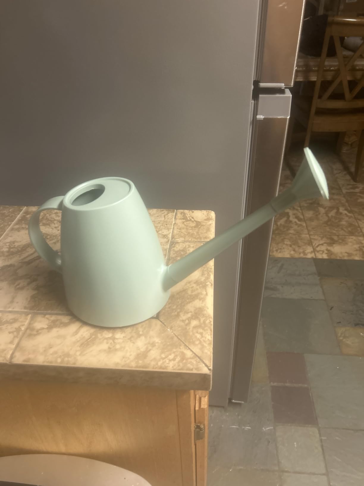 1.8L Watering Can, Small Watering Can for Indoor Plants with Long Spout, Detachable Shower Head, Small Plastic, Indoor Plants, Houseplants, Garden Flowers, Approx. 0.5 gallon customer photo 2