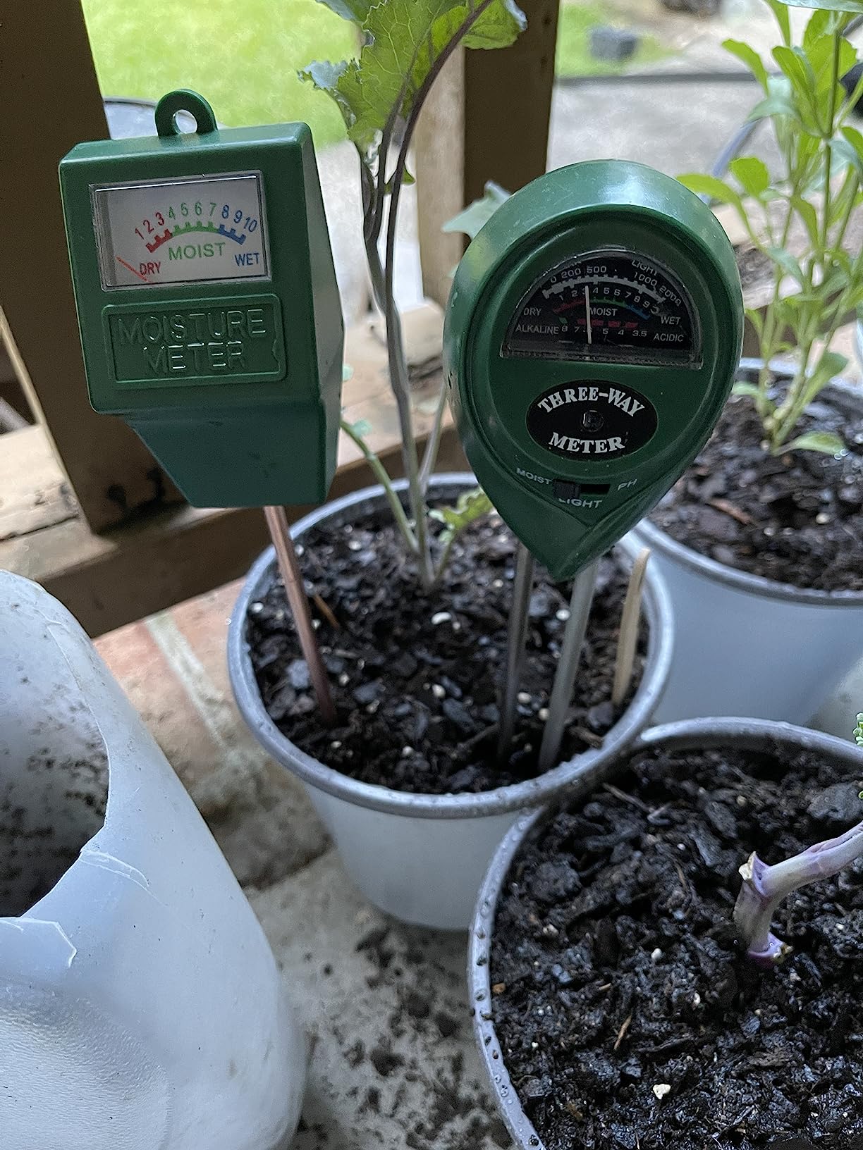 Soil Moisture Meter,Plant Hygrometer Moisture Sensor Plant Water Monitor for Potted Plants,Garden,Farm, Lawn(No Battery Needed) customer photo 2