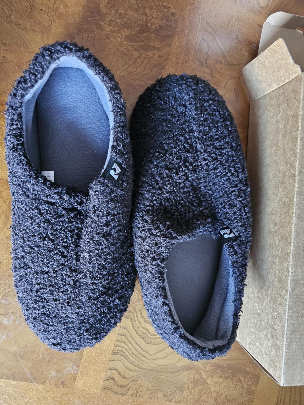 RockDove Women's Teddy Fleece Closed Back Slipper | Lightweight Comfort, Secure Fit, Cozy Warmth, Soft Underfoot Feel, Everyday Indoor Wear customer photo 2