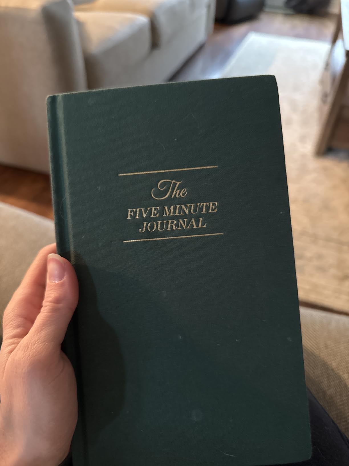 Intelligent Change: The Five Minute Journal - Daily Gratitude Journal for Happiness, Mindfulness, and Reflection - Undated Life Planner customer photo 1