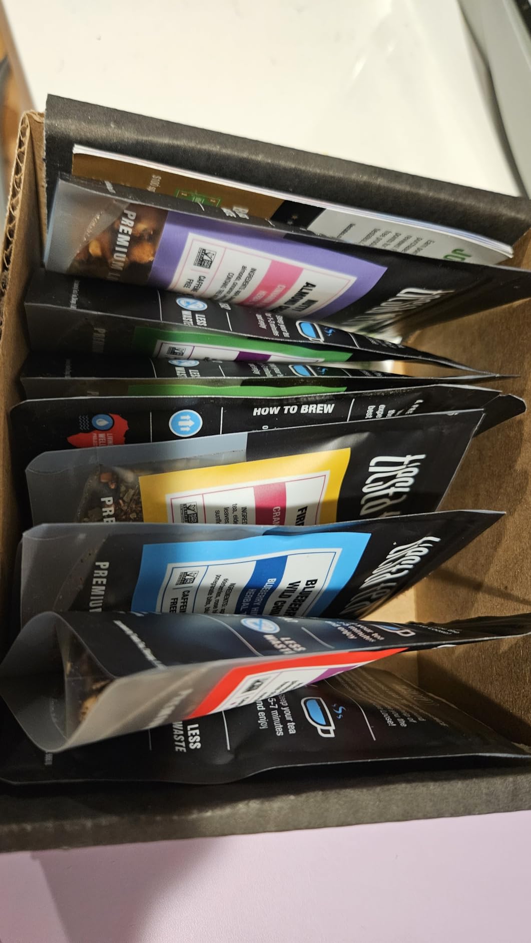 Tiesta Tea - Top 8 Favorites Sampler Set, Loose Leaf, Up to 80 Cups, High to No Caffeine, Hot & Iced, Tea Variety Pack with Green, Herbal, & Black, 8 Sample Pouches customer photo 1