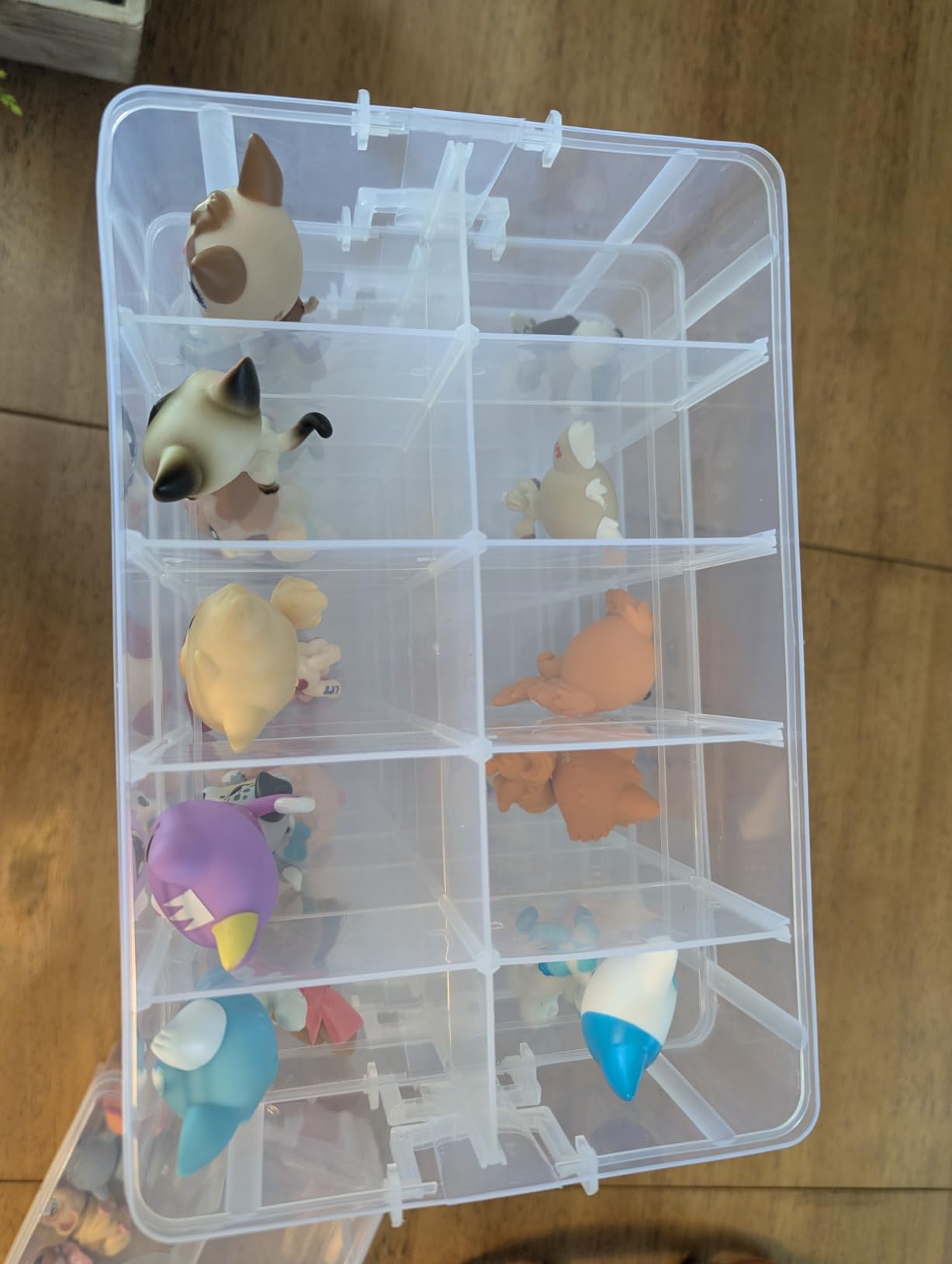7 Layers Stackable Storage Container, 70 Adjustable Compartments (White) Perfect for Kids Toys, Art Crafts, Jewelry, Supplies, Mini Case & Letter Sticker Included customer photo 1