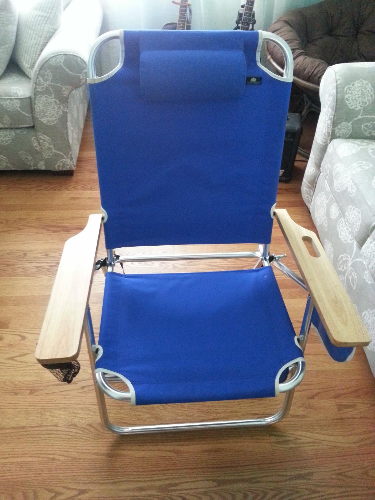 Big Jumbo 500 lbs XL Wide Heavy Duty Beach Chair for Big & Tall Adults, Aluminum Tubing - 4 Reclining Positions customer photo 1