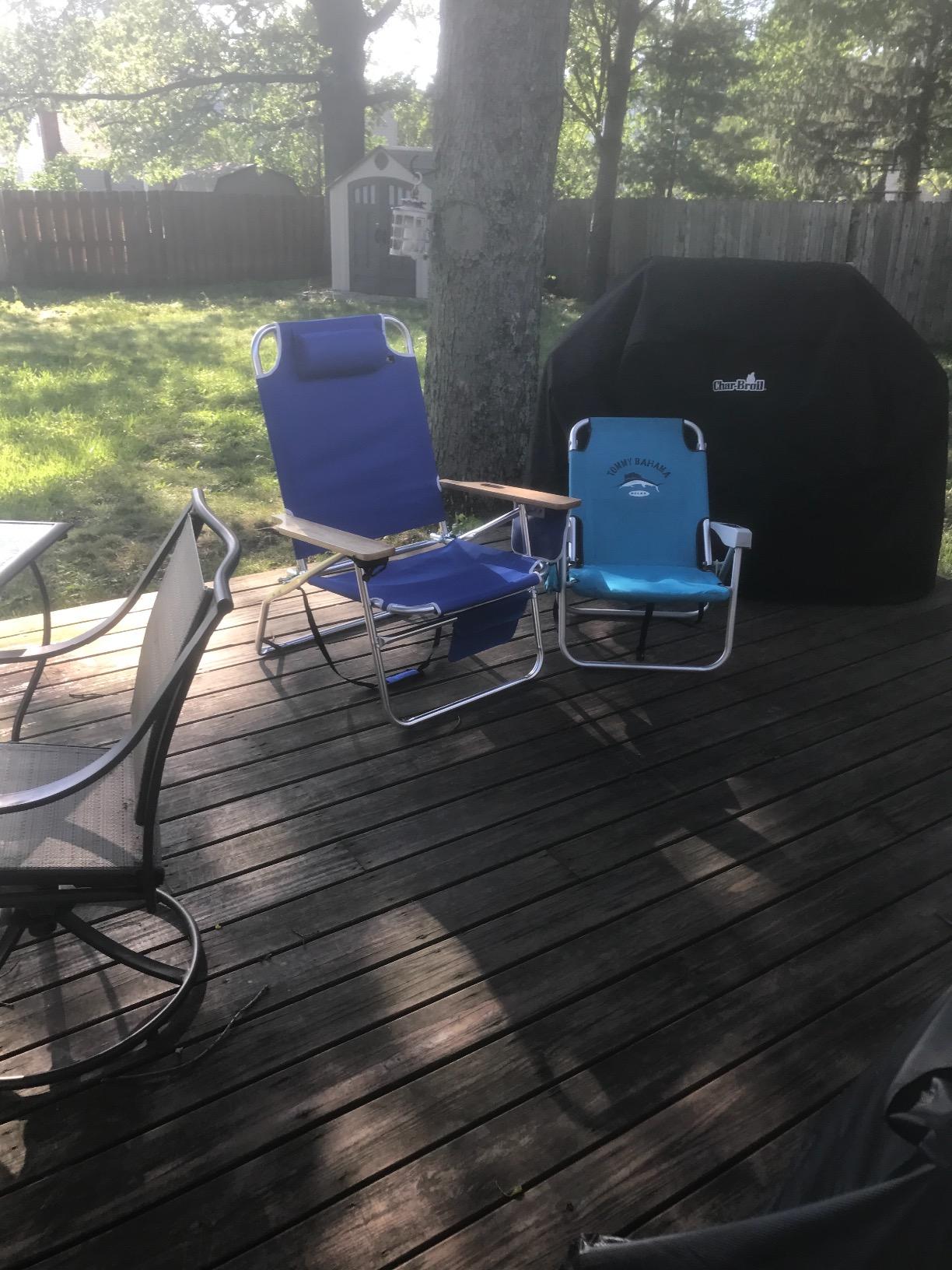 Big Jumbo 500 lbs XL Wide Heavy Duty Beach Chair for Big & Tall Adults, Aluminum Tubing - 4 Reclining Positions customer photo 2