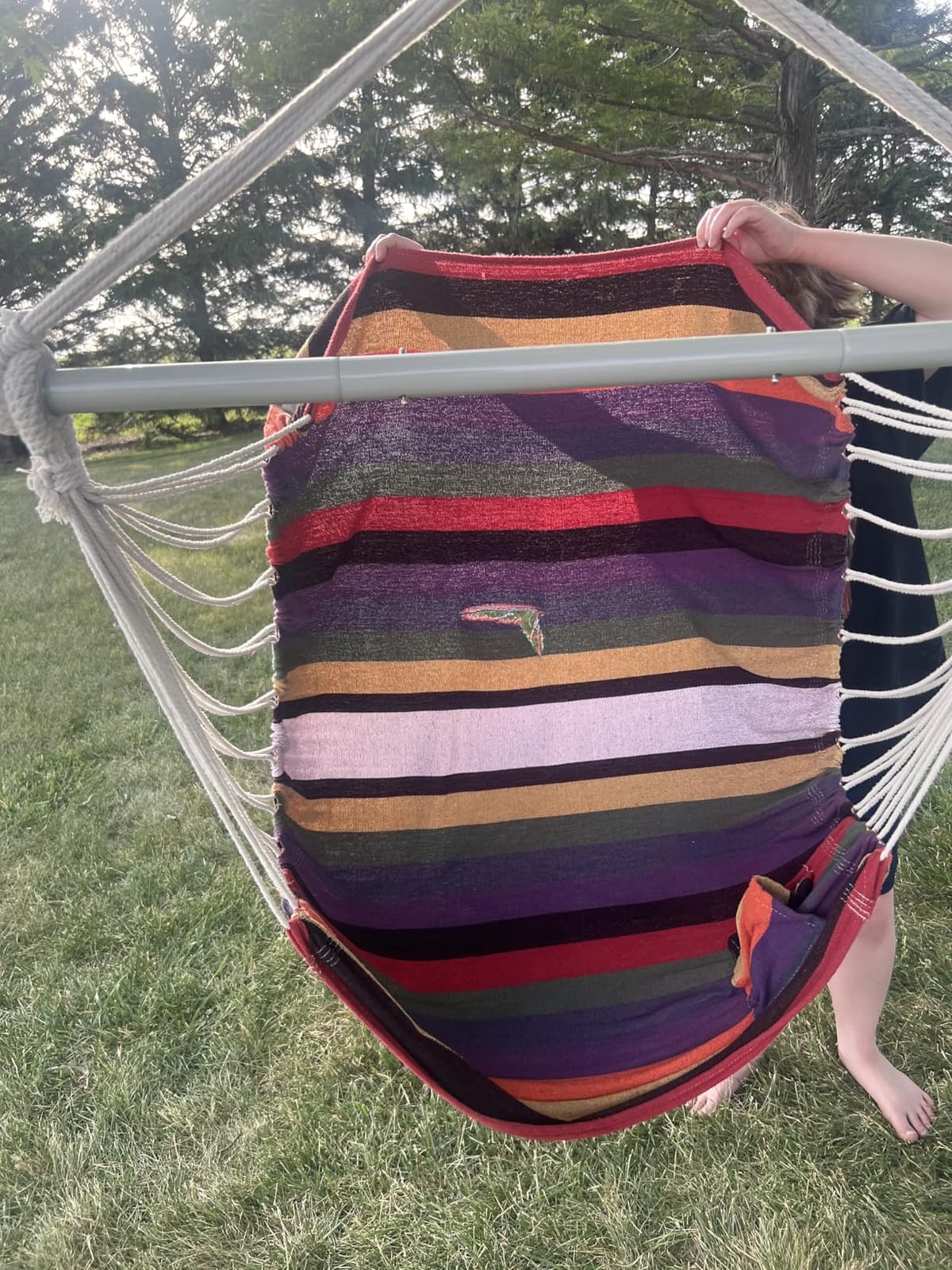 MIZTLI Hammock Chair Swing Indoor Hammock - Max 500 Lbs with Steel Spreader Bar customer photo 1
