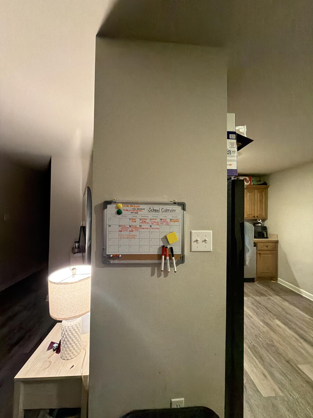 Weekly Calendar Whiteboard for Wall, 16x12 Inches Dry Erase Board, Small Magnetic White Board, Double-Sided Hanging Board for Office School Home Kitchen, Portable Board for Drawing Planning To Do List customer photo 1