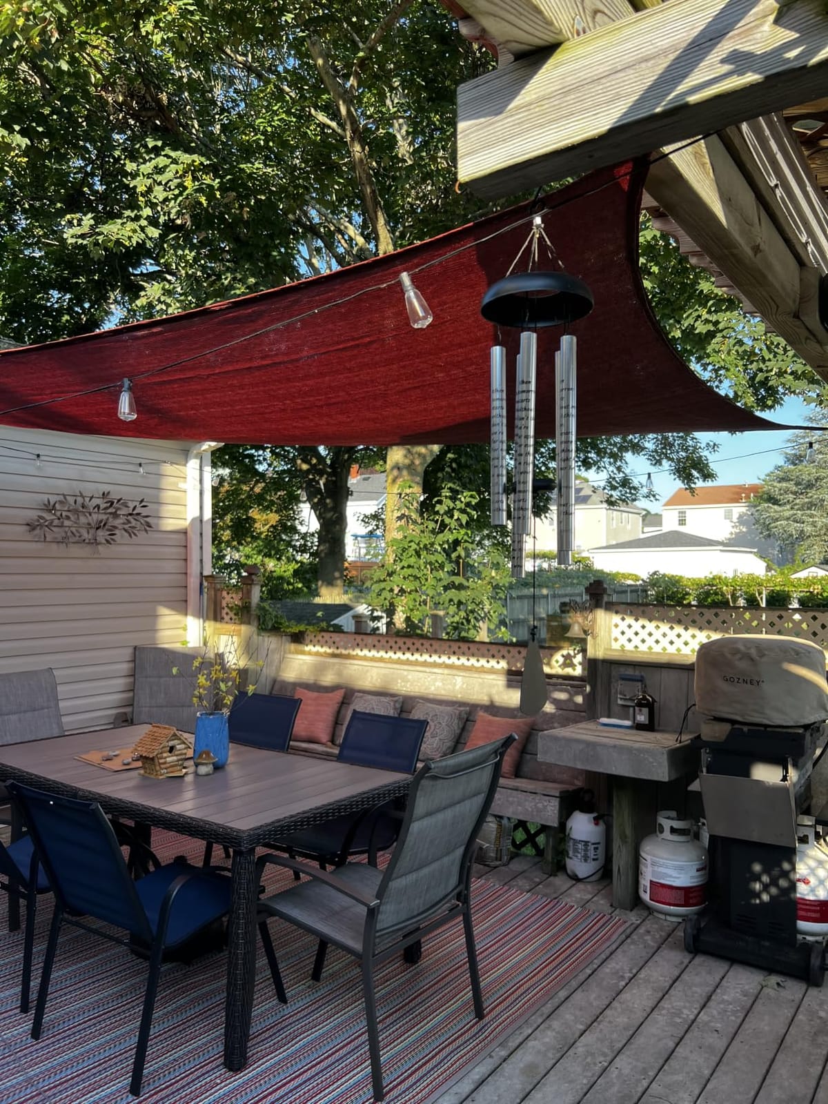 AsterOutdoor Sun Shade Sail Rectangle 16' x 20' UV Block Canopy for Patio Backyard Lawn Garden Outdoor Activities, Blue customer photo 1