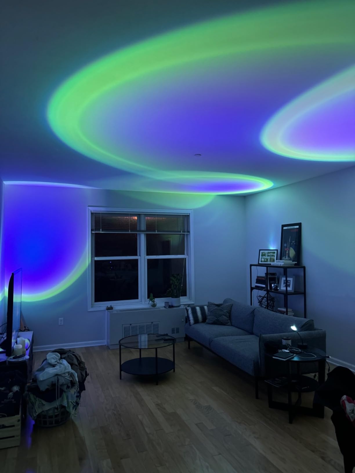 JIMEI Sunset Lamp Projector Led Lights for Bedroom Night Light RGB Lights Sun Sunlight Sunrise Lamp 10w 360° Rotation Mood Lighting Home/Room Decor Gifts for Women,Desktop Multicolor customer photo 1