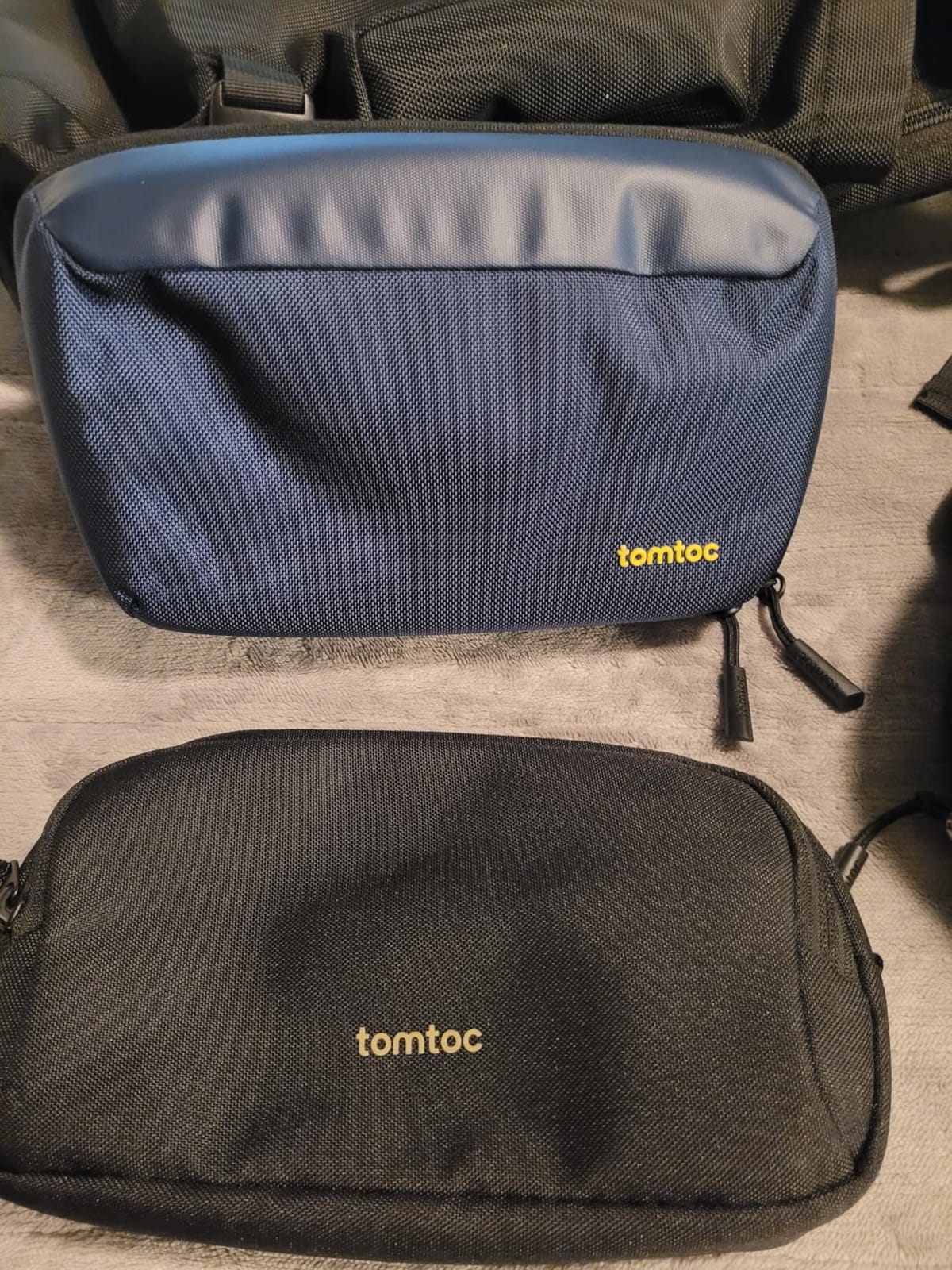 tomtoc Electronics Organizer Travel Case, Water Resistant Travel Bag Cable Organizer for Essentials, Tech Pouch Accessories Carry Storage for Cord, Phone, Cables, Airpods, USB Flash Drive, Daily Items customer photo 1