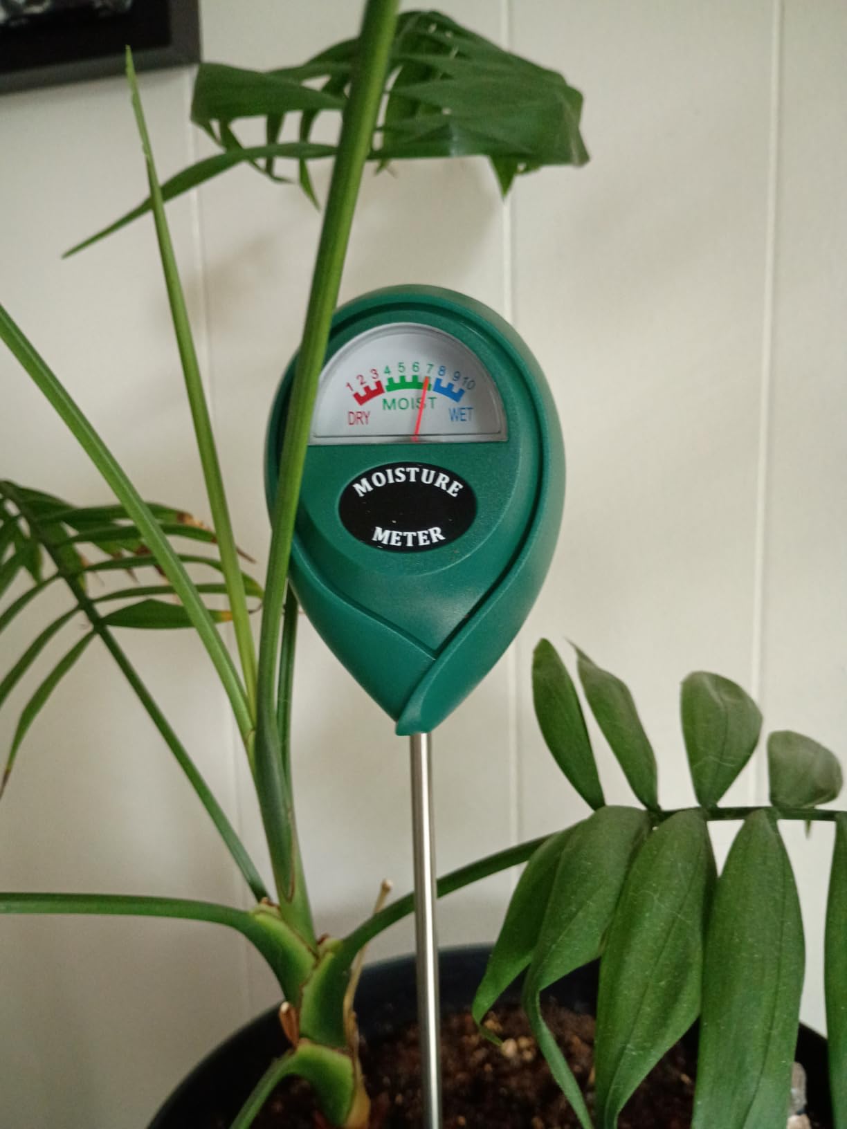 XLUX Long Probe Deep Use Soil Moisture Meter, Water Monitor Indicator Sensor, Hygrometer for Outdoor Indoor Large Pot Plants, Flower, Gardening, Farming customer photo 1