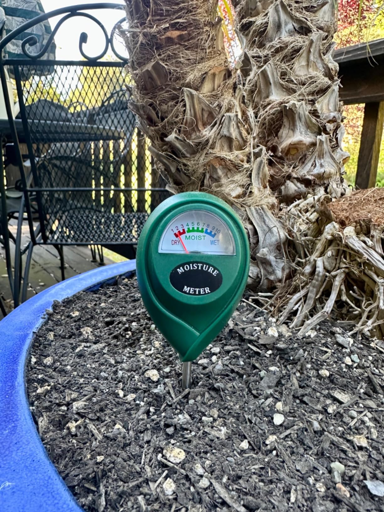 XLUX Long Probe Deep Use Soil Moisture Meter, Water Monitor Indicator Sensor, Hygrometer for Outdoor Indoor Large Pot Plants, Flower, Gardening, Farming customer photo 2