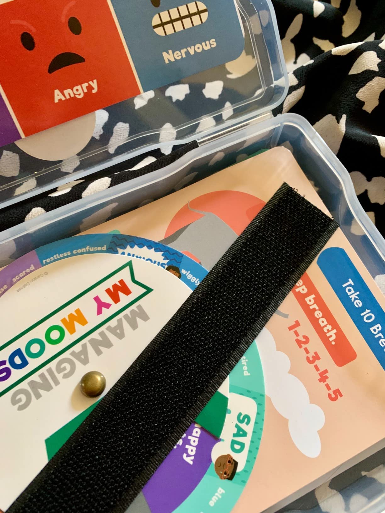 Carson Dellosa Calming Corner Tool Kit, Classroom Emotion Wheel Sensory Set | 10-Piece Calm Down Corner Supplies Include Kids Anxiety Relief Items & Feelings Chart for Preschool & Elementary School customer photo 2