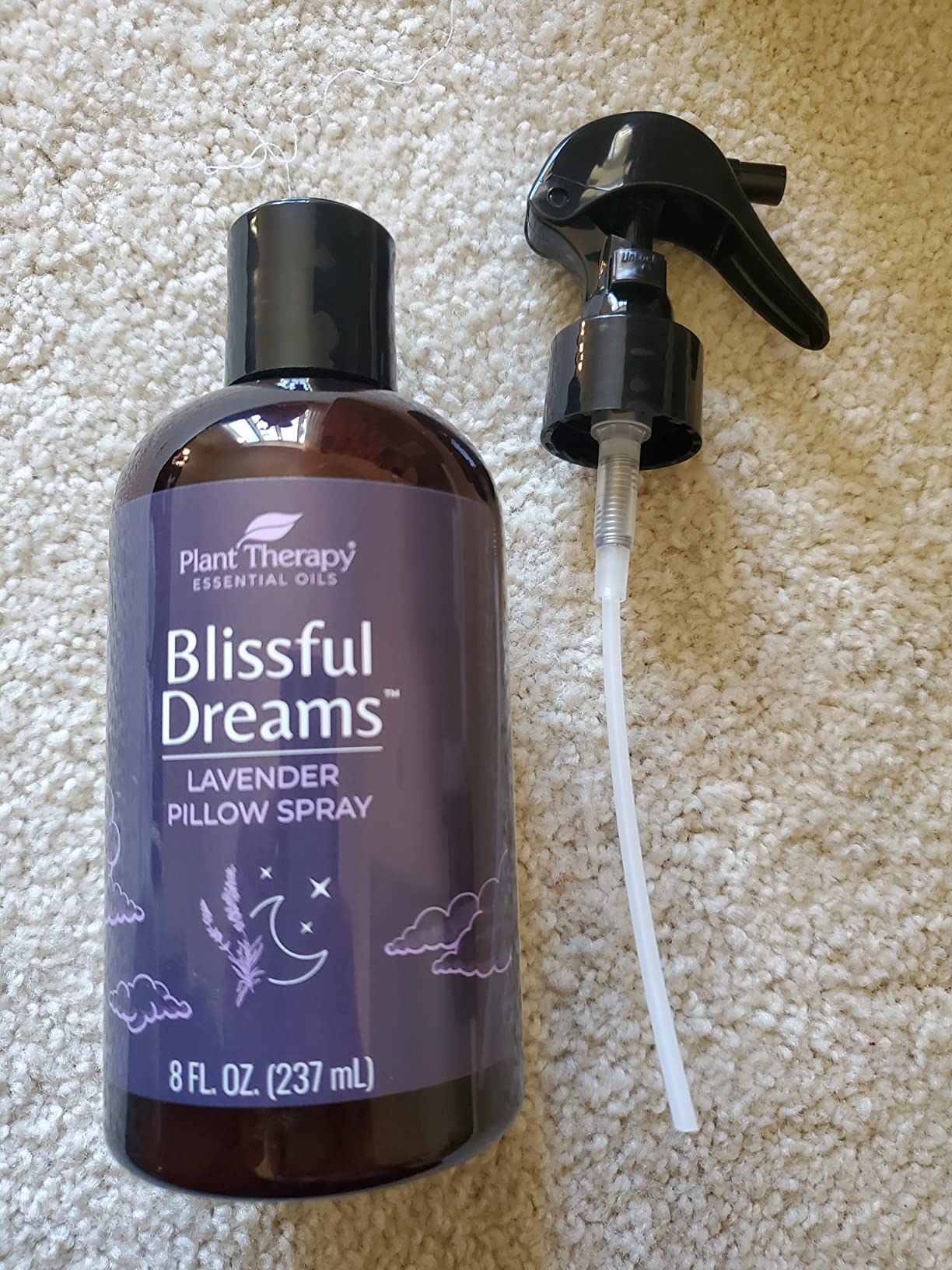 Plant Therapy Home Blissful Dreams Lavender Pillow and Linen Mist and Room Spray, for Relaxation & Sleep, Powered by Essential Oils Like Lavender & Roman Chamomile, Aromatherapy Sleep Spray, 8 oz customer photo 1