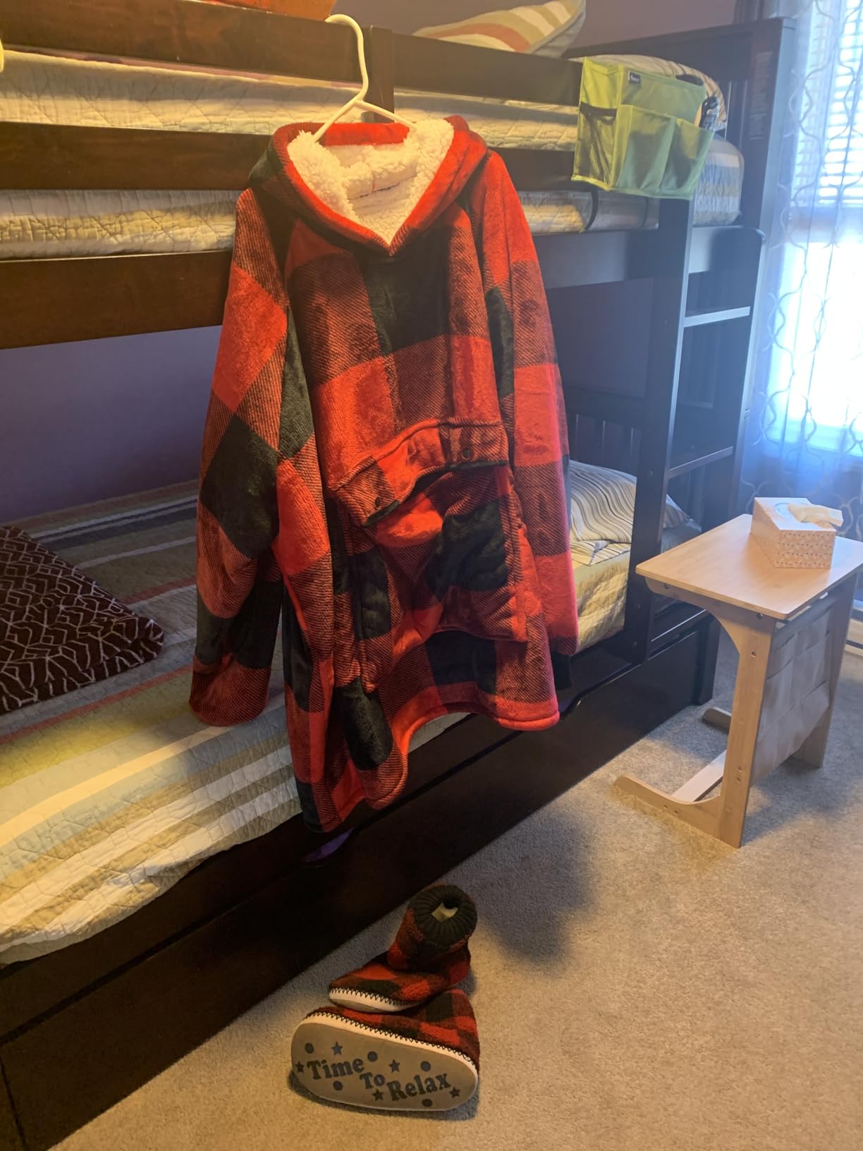 KFUBUO Wearable Blanket Hoodie for Adults With Pocket Strawberry Hoodie | Sherpa, Fuzzy Blanket Hoodie, Oversized Sweatshirt Blanket, Kangaroo Pouch, Cute Birthday Gifts for Sister customer photo 1