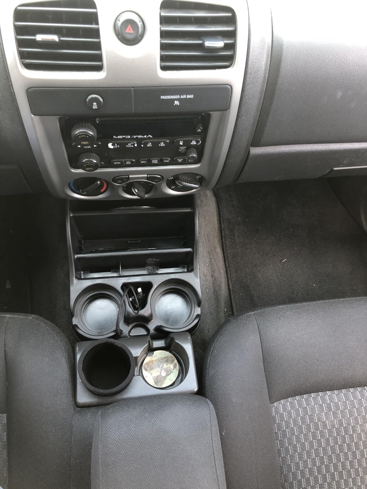 Moblorg Small Center Console for Cars, Trucks, Minivans, SUVs, Vehicle Organizer, Cup Holders, Recycled Plastic, Made in USA (Black) customer photo 1