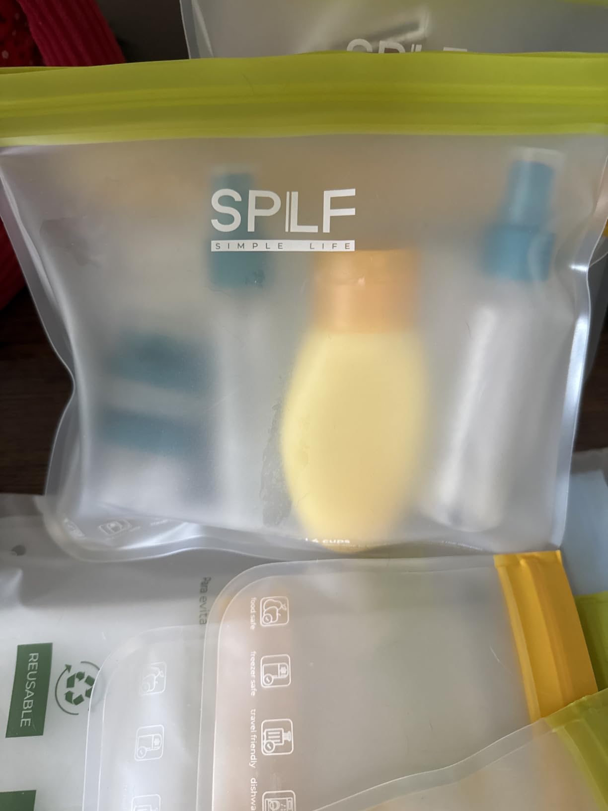 SPLF 10 Pack Dishwasher Safe Reusable Snack Bags customer photo 1
