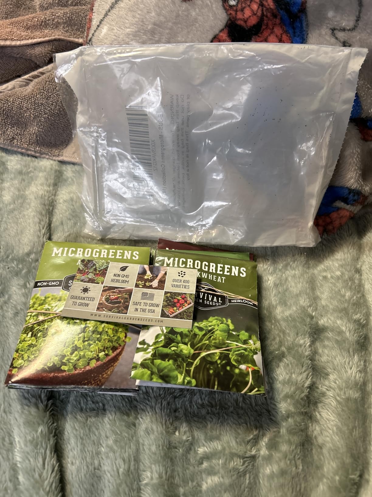 Microgreen Seeds Variety Pack - 10 Heirloom Types for Indoor Sprouting | Broccoli, Pea, Sunflower, Radish, Kale, Arugula & More customer photo 1