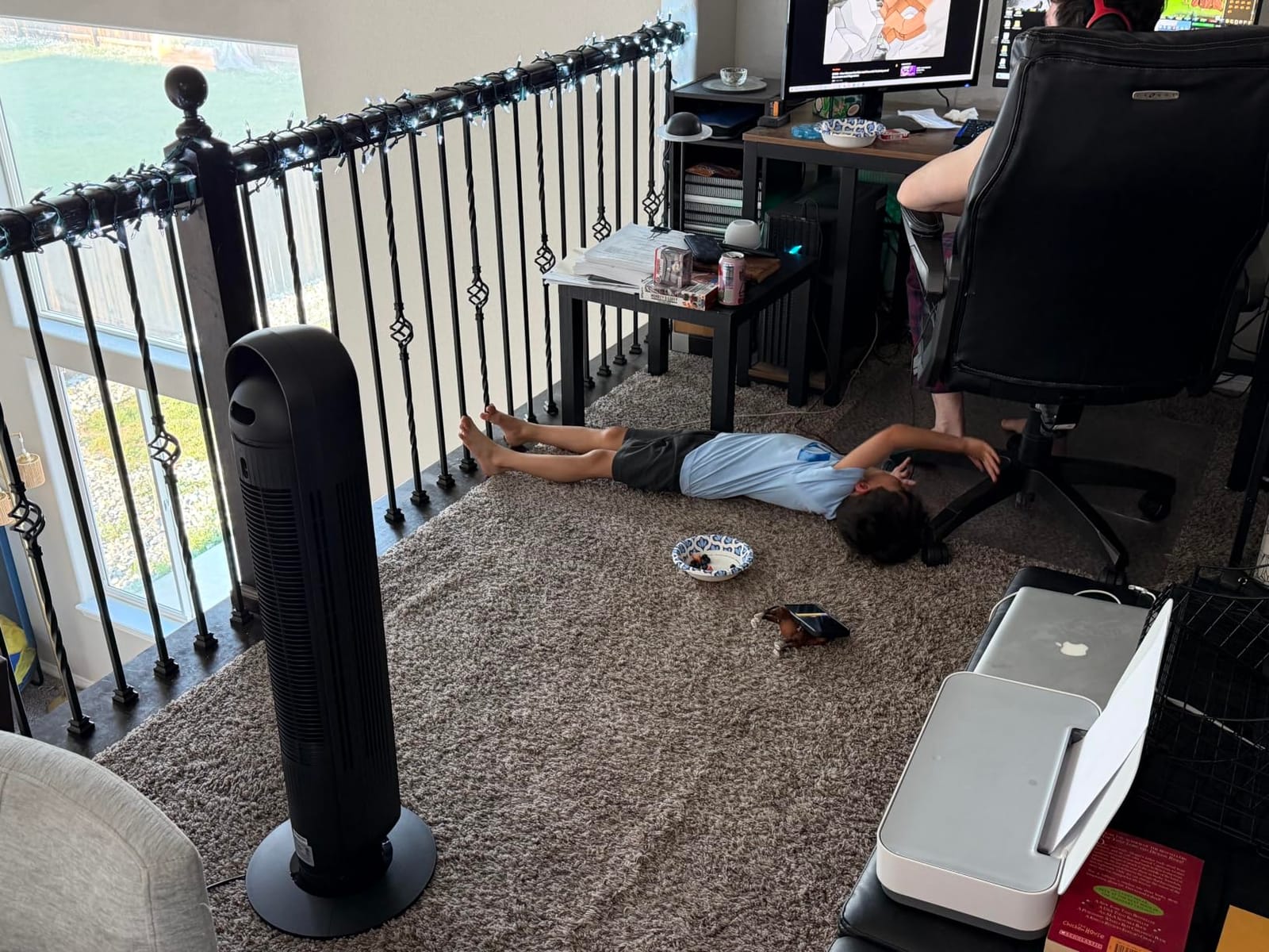 DREO Tower Fan for Bedroom, 28ft/s Velocity, Ultra Quiet Fan, 8 Speeds customer photo 2