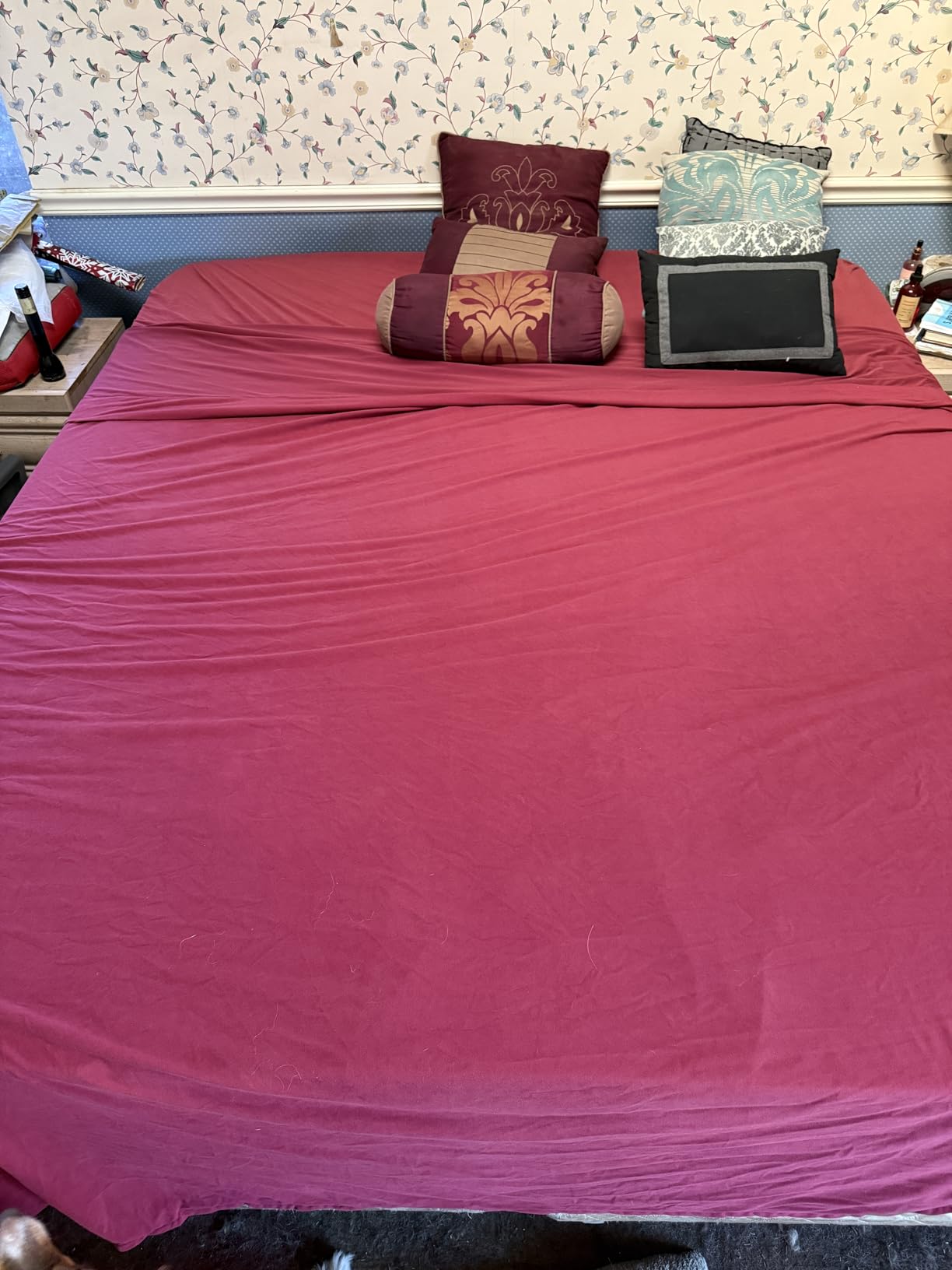 Flannel Sheets Warm and Cozy Deep Pocket Breathable All Season Bedding Set with Fitted, Flat and Pillowcases, Queen, Gray customer photo 1