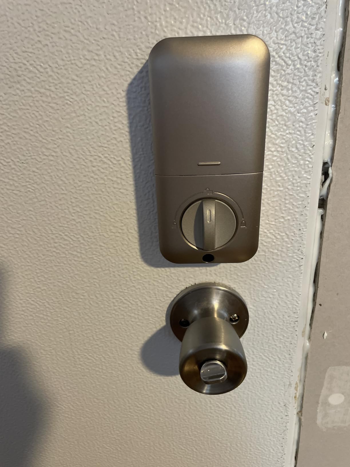 TEEHO TE001 Keyless Entry Deadbolt with Keypad for Front Door, Satin Nickel customer photo 1