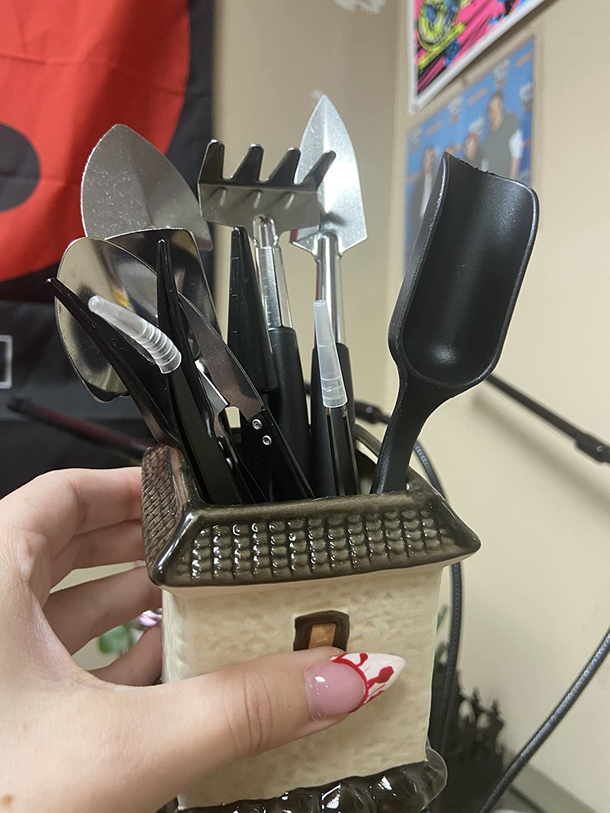 12 Pcs Succulent Tools Set Mini Transplanting Garden Tools Kit for Indoor Gardening Flower Pot Cactus Care customer photo 1