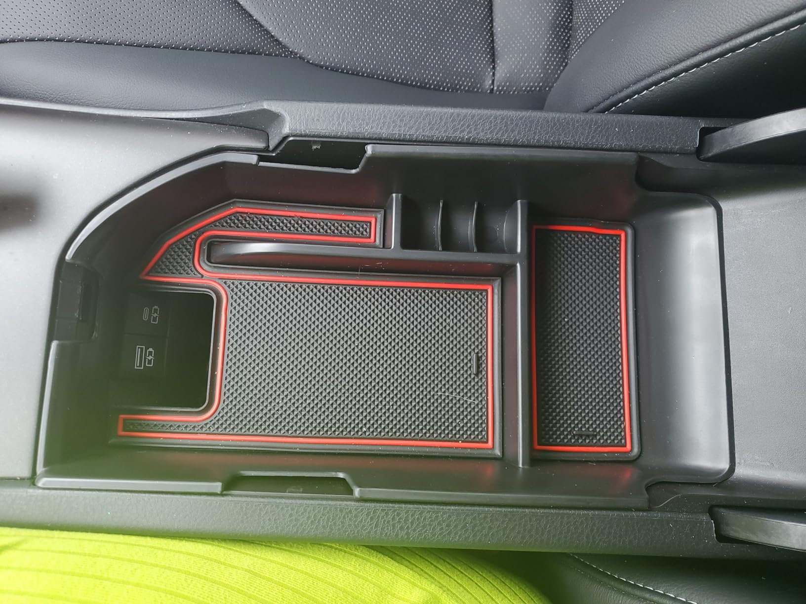 Center Console Organizer Tray for 2020-2024 Toyota Camry LE SE / XLE XSE | Accessories For 2018-2024 Toyota Camry XLE XSE, Camry LE SE 2020-2024 Armrest Storage Box Console Insert Tray, Dual USB Ports customer photo 2