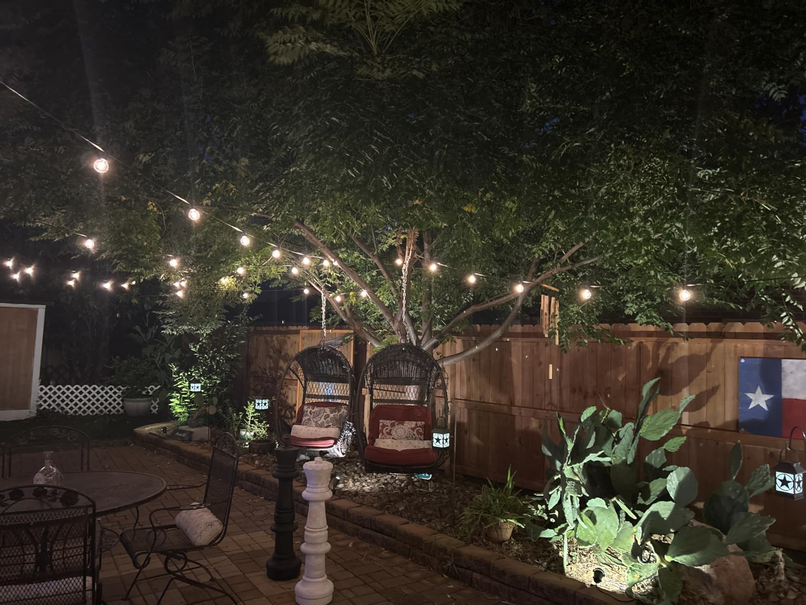 Outdoor String Lights, 55(50+5) FT 25 Bulbs IP65 Waterproof Patio Lights | Shatterproof Dimmable Hanging Connectable G40 Globe LED Outdoor Lights for Christmas, Backyard, Bistro, Porch customer photo 1