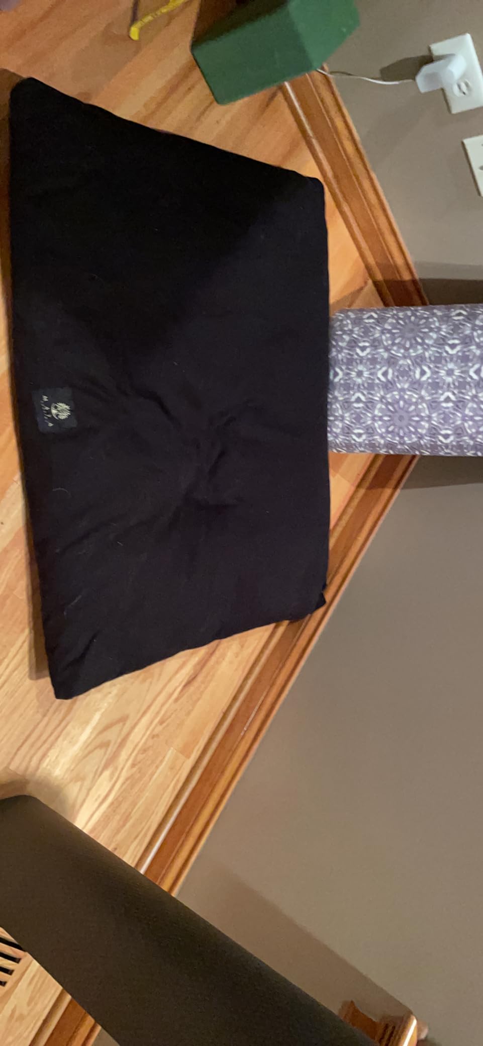 Organic Meditation Mat Zabuton/Floor Pillow - 3 & 4 Inch Thickness Options - Prevents Knees & Legs Pain customer photo 1