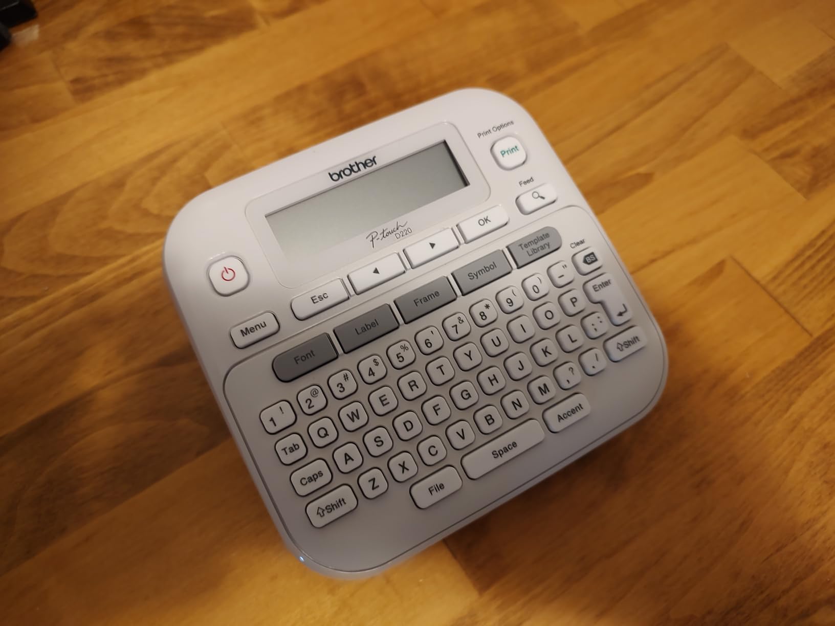 Brother P-Touch PTD220 Home/Office Everyday Label Maker | Prints TZe Label Tapes up to ~1/2 inch White | Qwerty Keyboard, Prints on Brother TZe Laminated Tapes Up to 12mm, 180 Dpi, 2-Line Print, Saves 30 Labels customer photo 1
