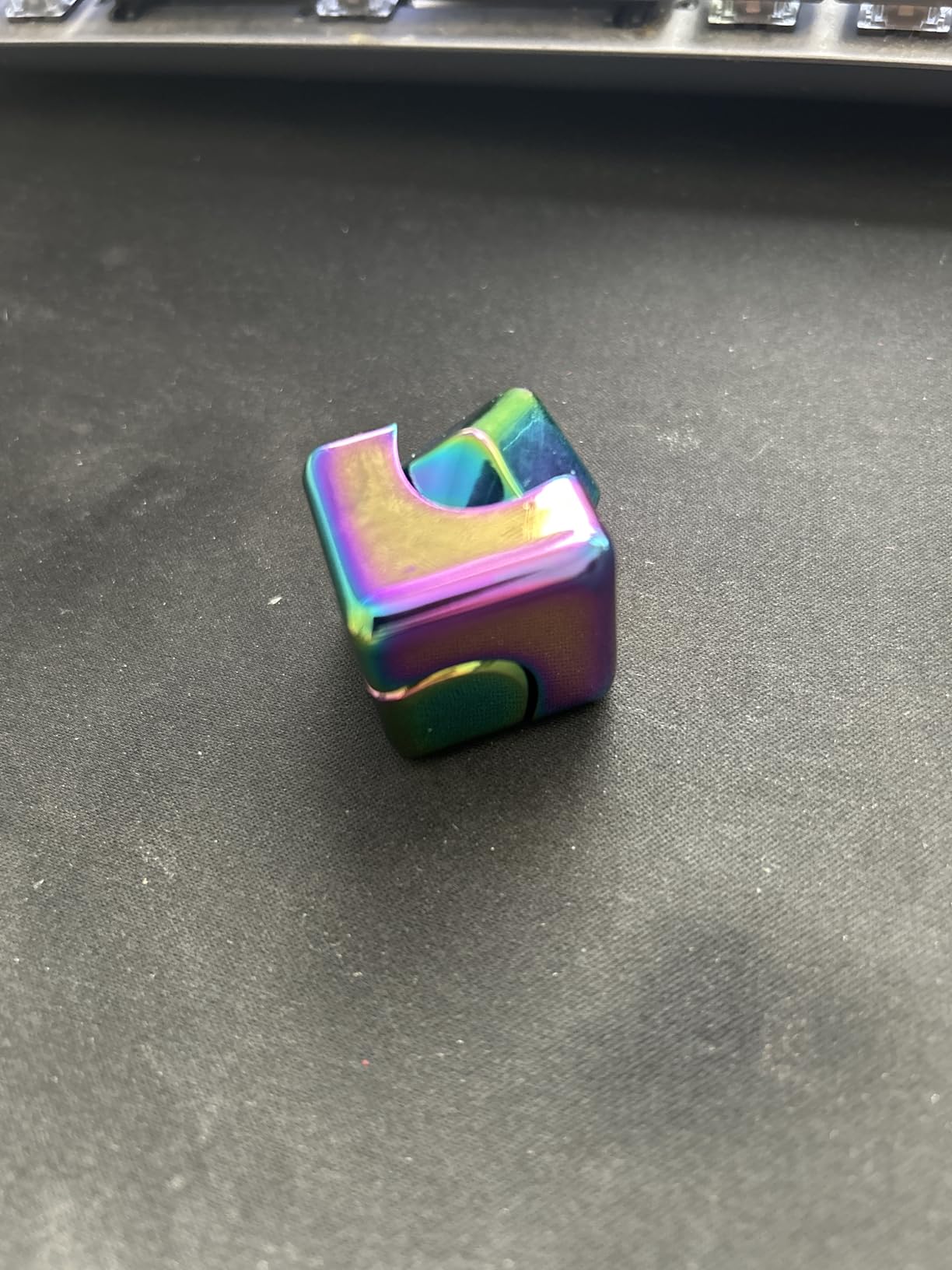 Fidget Spinner Toys Cube Adults Metal Fidgets Cool Stuff Desk Gadgets Office Toy for Teen Boy Small Anxiety Figette Sensory Toy ADHD Tool Fingears Figet Stress Gifts Easter Basket Stuffers Teen Boys customer photo 1