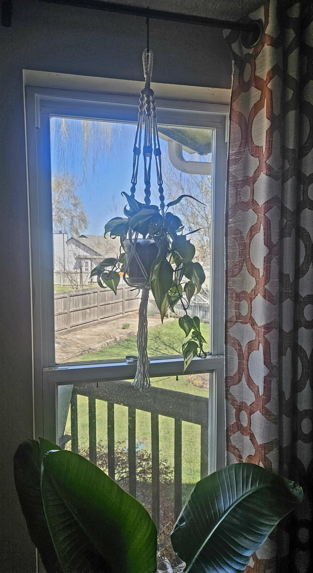 MIPON 3 Pack Macrame Plant Hangers, Hanging Planters for Indoor Plants | 3 Sizes (34