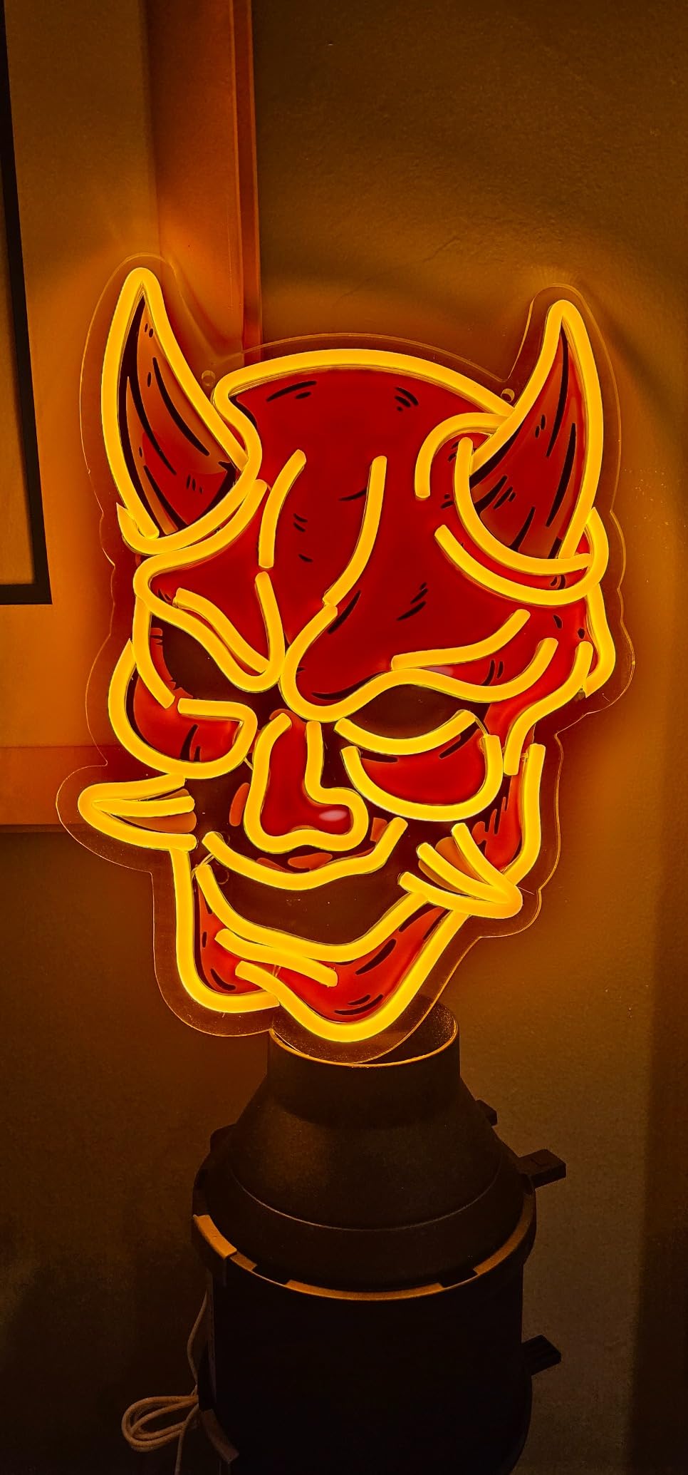 Sunrise Sunset Neon Sign Moon over Sea Neon Light Twilight Wave LED Wall Signs for Room Decor Anime Neon Light Acrylic Moon Sign (Moonrise) customer photo 1