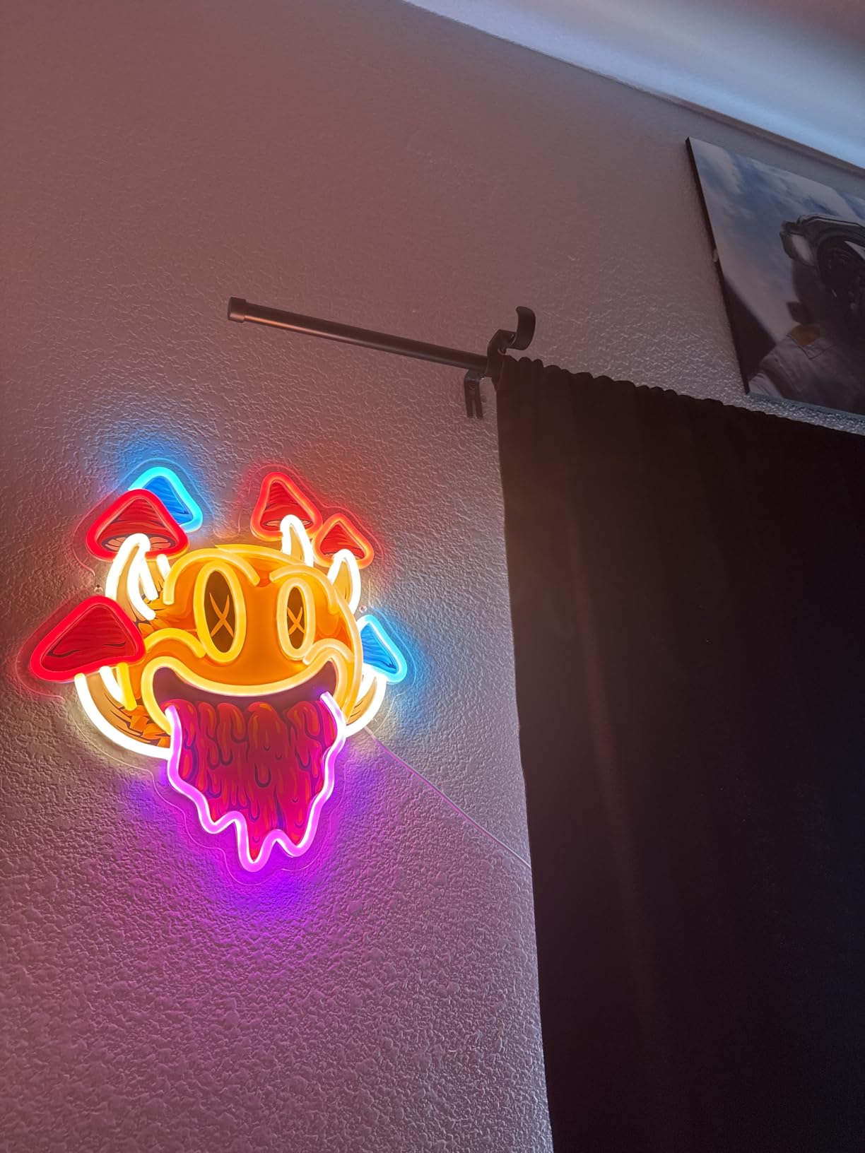 Sunrise Sunset Neon Sign Moon over Sea Neon Light Twilight Wave LED Wall Signs for Room Decor Anime Neon Light Acrylic Moon Sign (Moonrise) customer photo 2