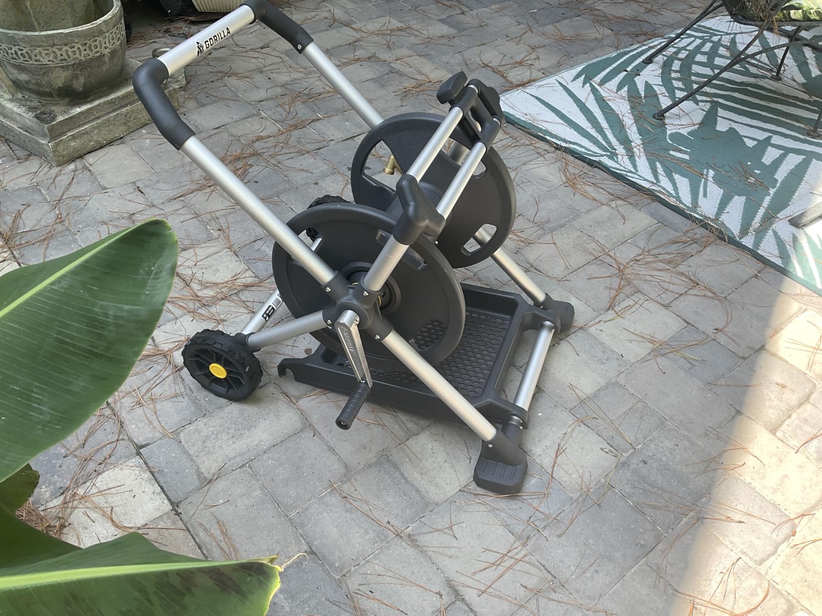 Gorilla 200' Aluminum Zero-Rust Upright Hose Reel customer photo 2