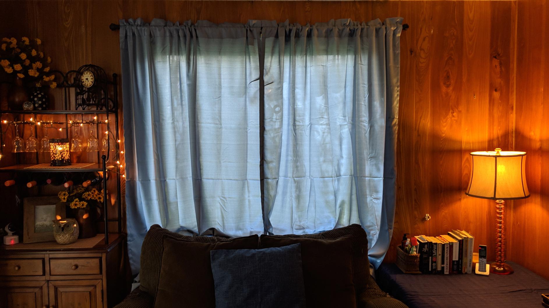 Sun Zero Barrow Energy Efficient Rod Pocket Curtain Panel Pair customer photo 1