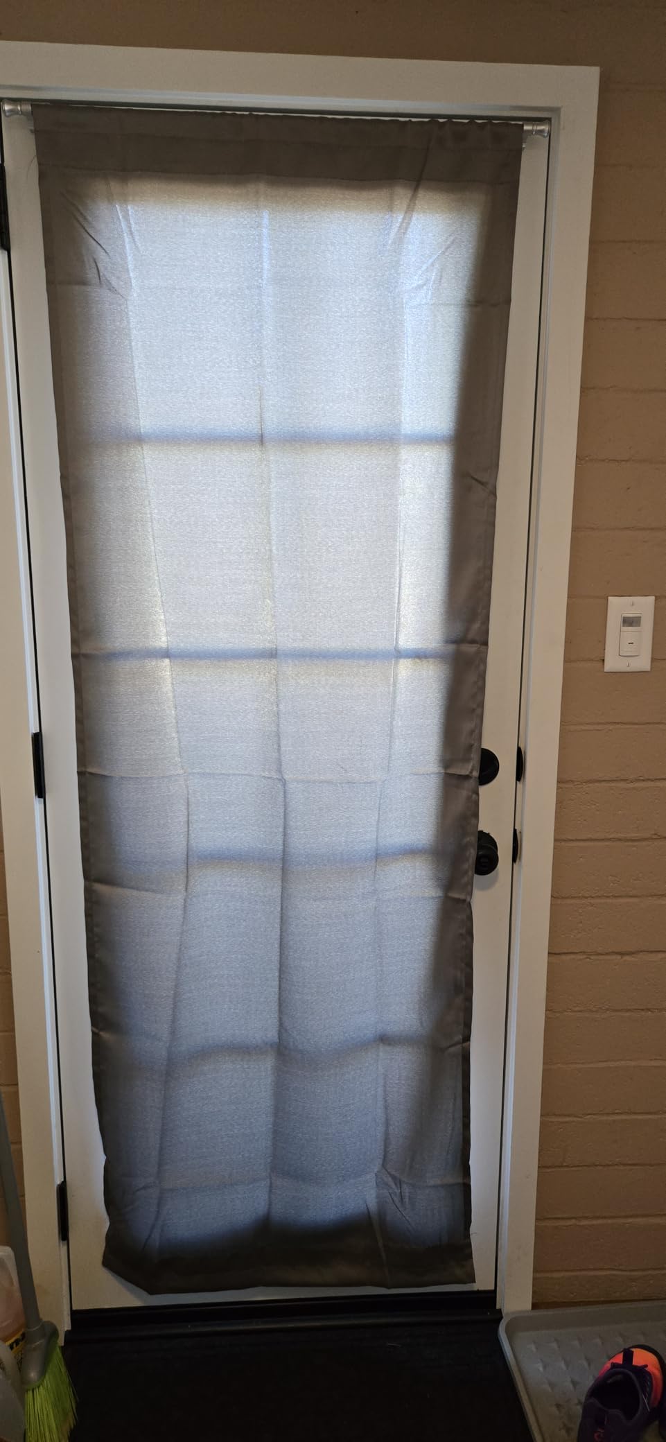 Sun Zero Barrow Energy Efficient Rod Pocket Curtain Panel Pair customer photo 2