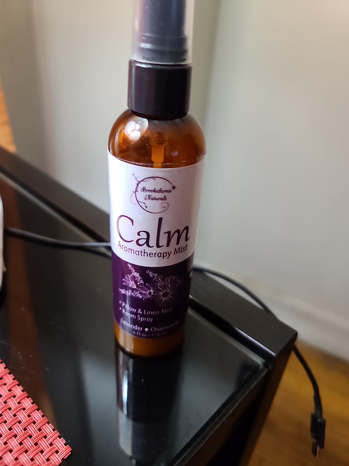 Calm Aromatherapy Mist with Lavender & Chamomile Essential Oil. Natural Sleep & Pillow Spray, Room & Linen Mist. Lavender Spray Air Freshener for Relaxation & Sleep - Brookethorne Naturals customer photo 1