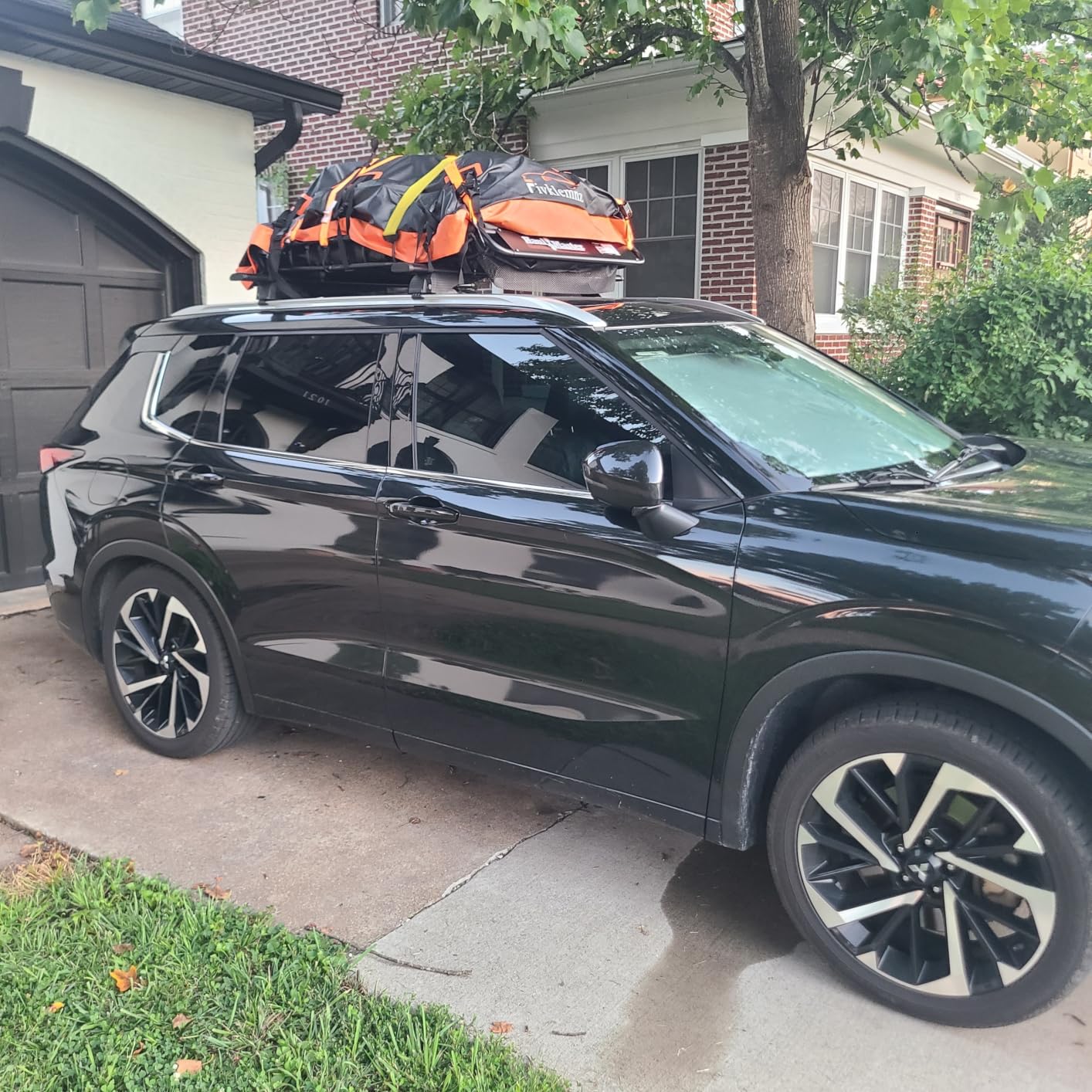 FIVKLEMNZ 21 Cubic Rooftop Cargo Carrier Waterproof Soft Car Roof Bag customer photo 2
