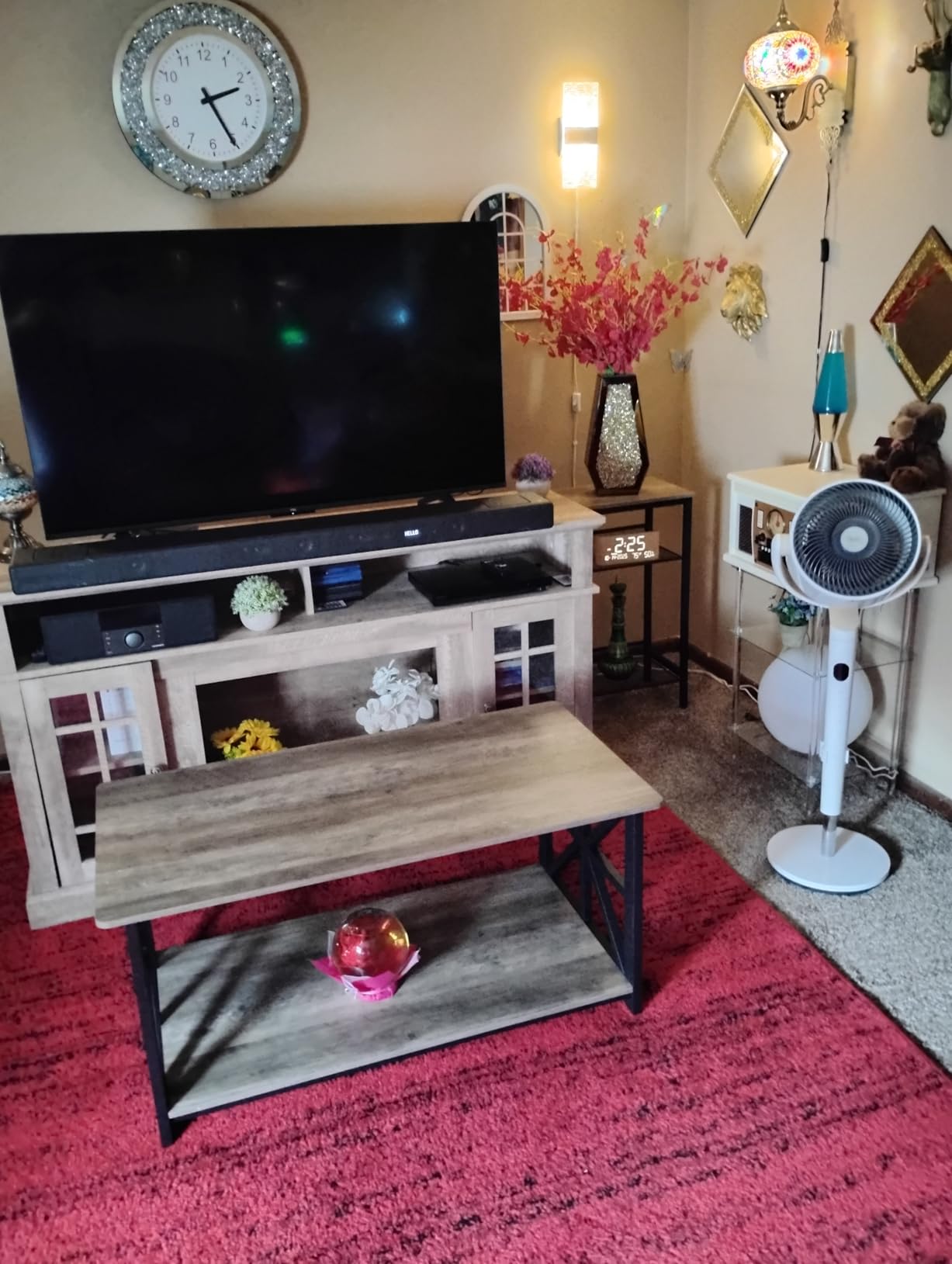 GreenForest Round Corners Coffee Table for Living Room customer photo 1