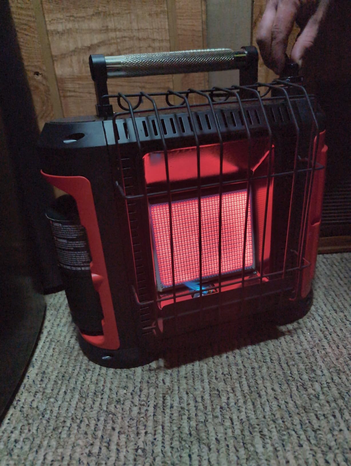 Dyna-Glo 10K BTU Grab N Go Portable Propane Heater - Green customer photo 1