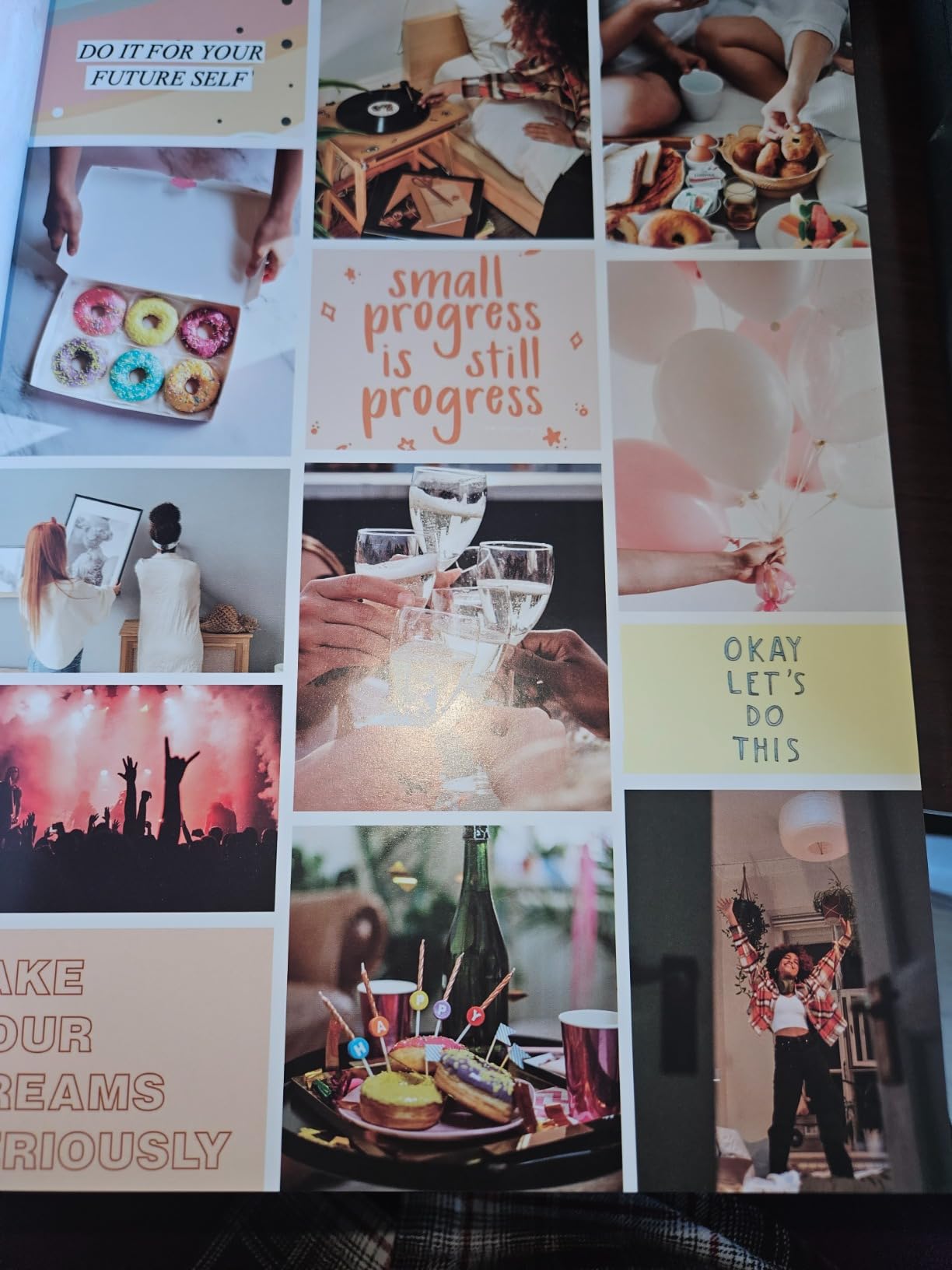 Lamare Vision Board Book - 1000+ Images, Vision Board Supplies for Women | Design Your Dream Life | Vision Board Kit, Vision Board Magazines, Collage Book for Manifestation & Scrapbooking customer photo 2