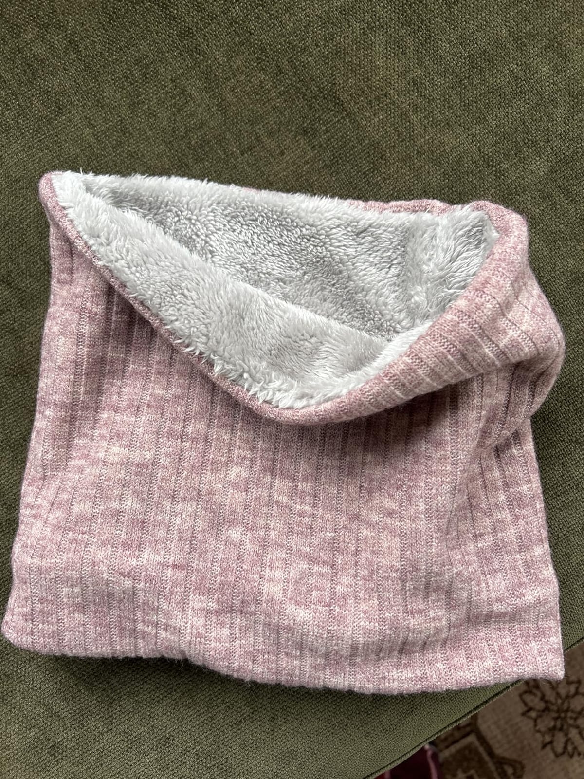 Winter Fleece Neck Warmer Mens Ski Mask Face Warmer Neck Gaiter Neck Scarf Women Thick Windproof 2 Pack customer photo 1