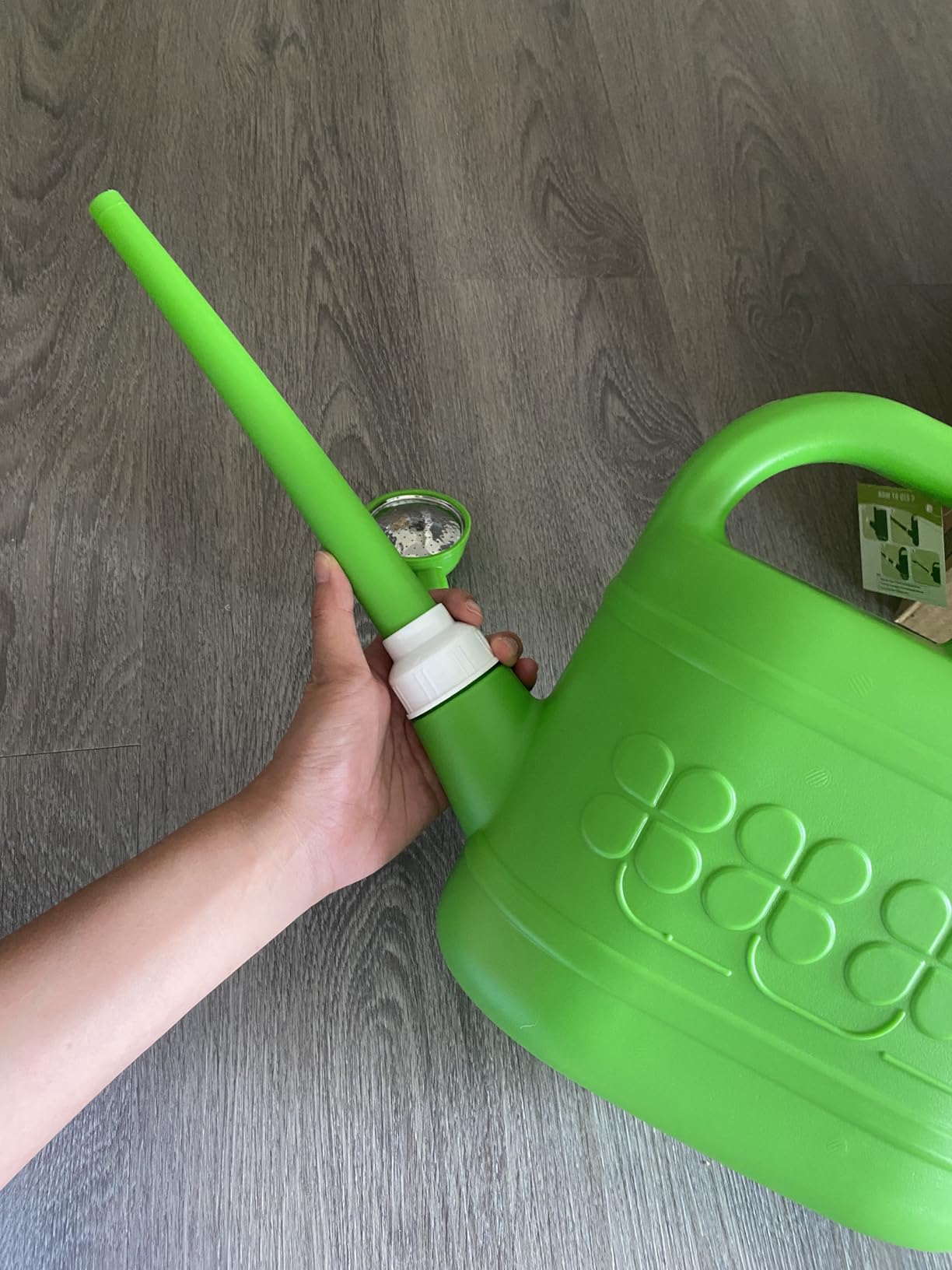 2 Gallon Watering Can, Garden Watering Can Outdoor, Plant Water Can with Removable Long Spout and Stainless Steel Sprinkler Head, Large Plastic Outdoor Watering Cans for Gardening Flower Plants customer photo 1
