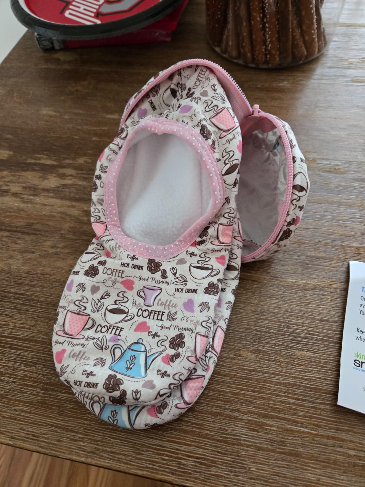 Snoozies Skinnies Travel Slippers for Women customer photo 2